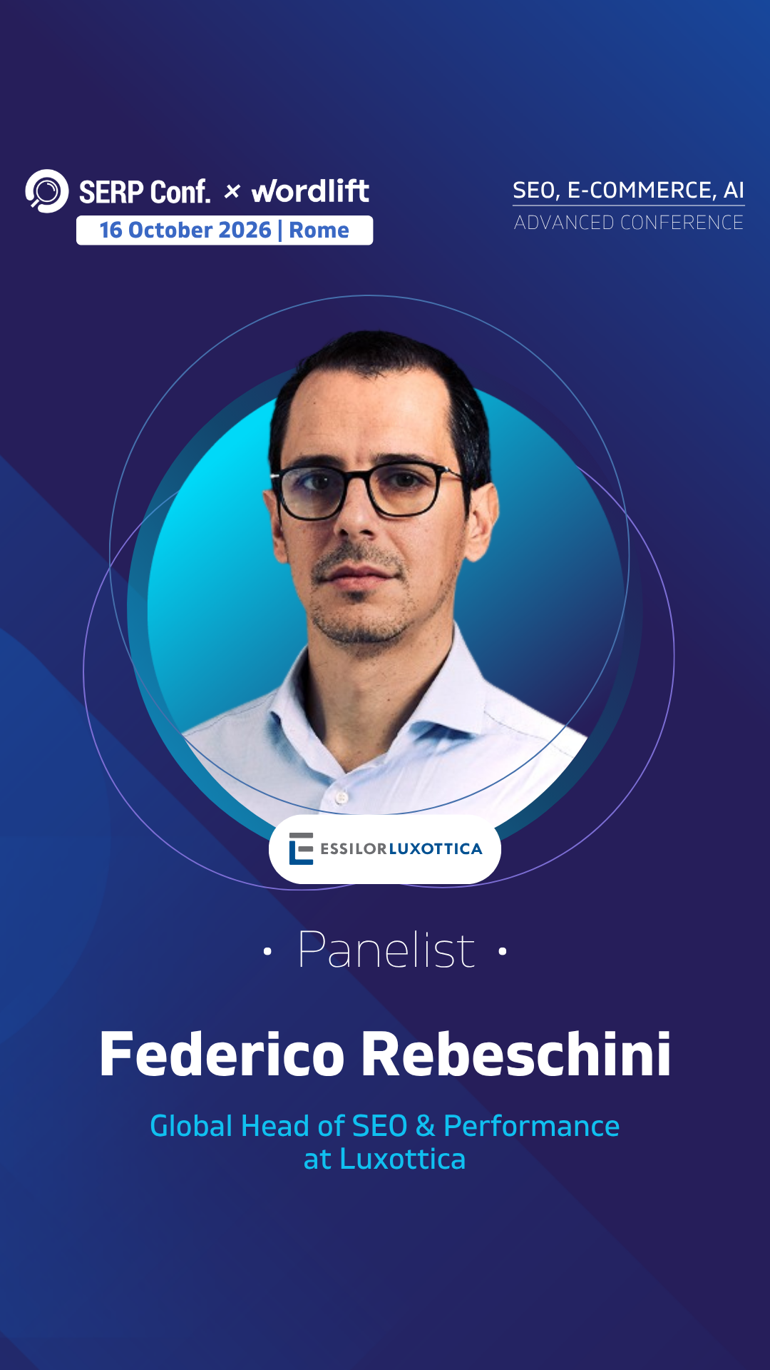 SERP Conf. Rome Facebook ad