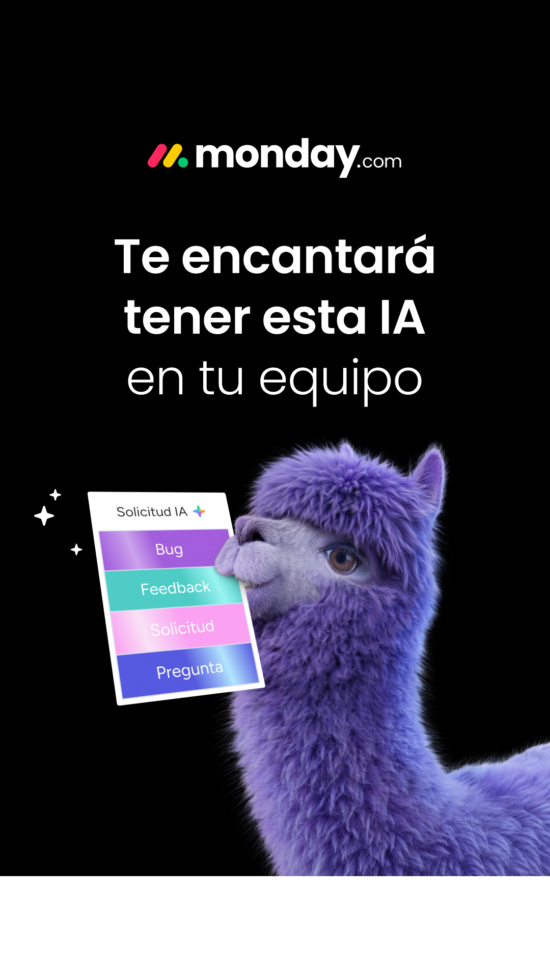 monday.com Facebook ad: Empieza tu prueba gratis hoy