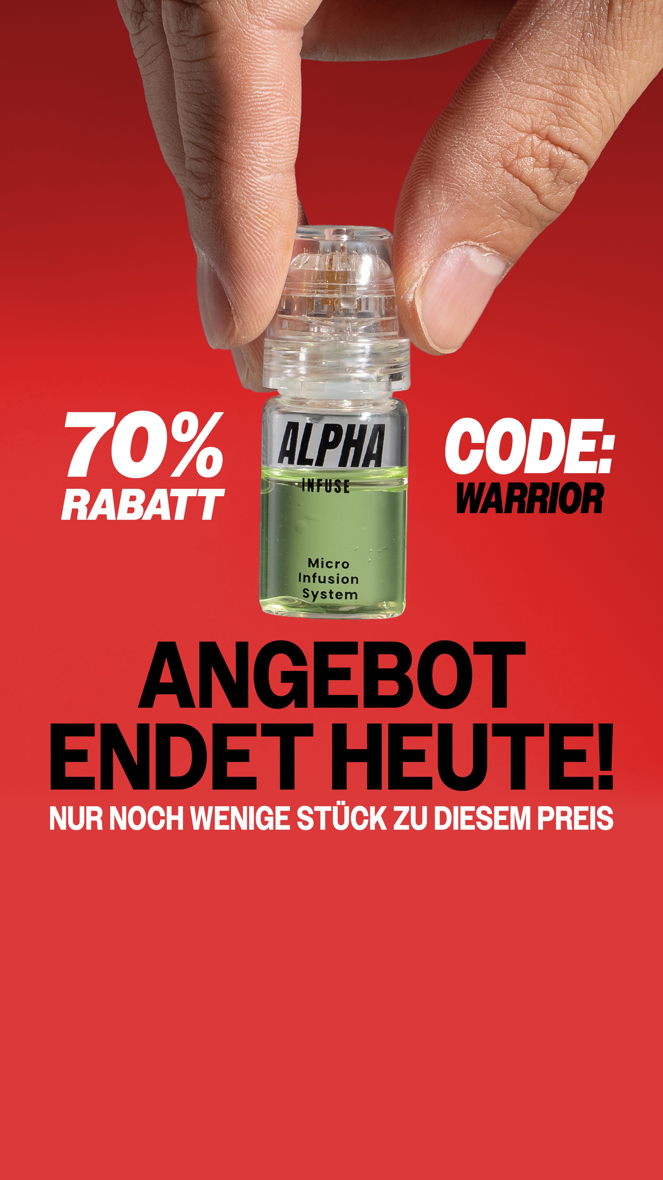 AlphaInfuse Facebook ad