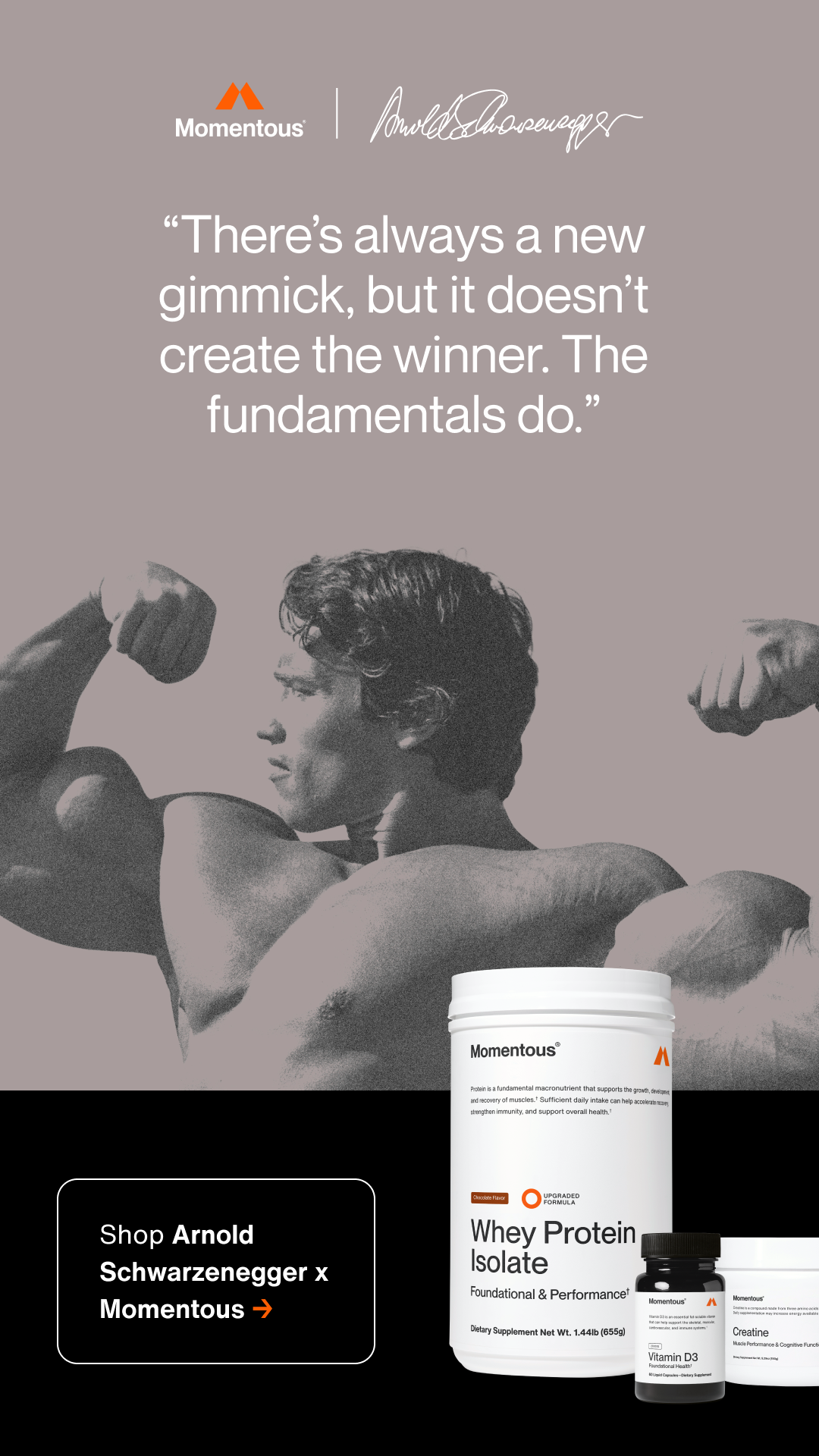 Momentous Facebook ad