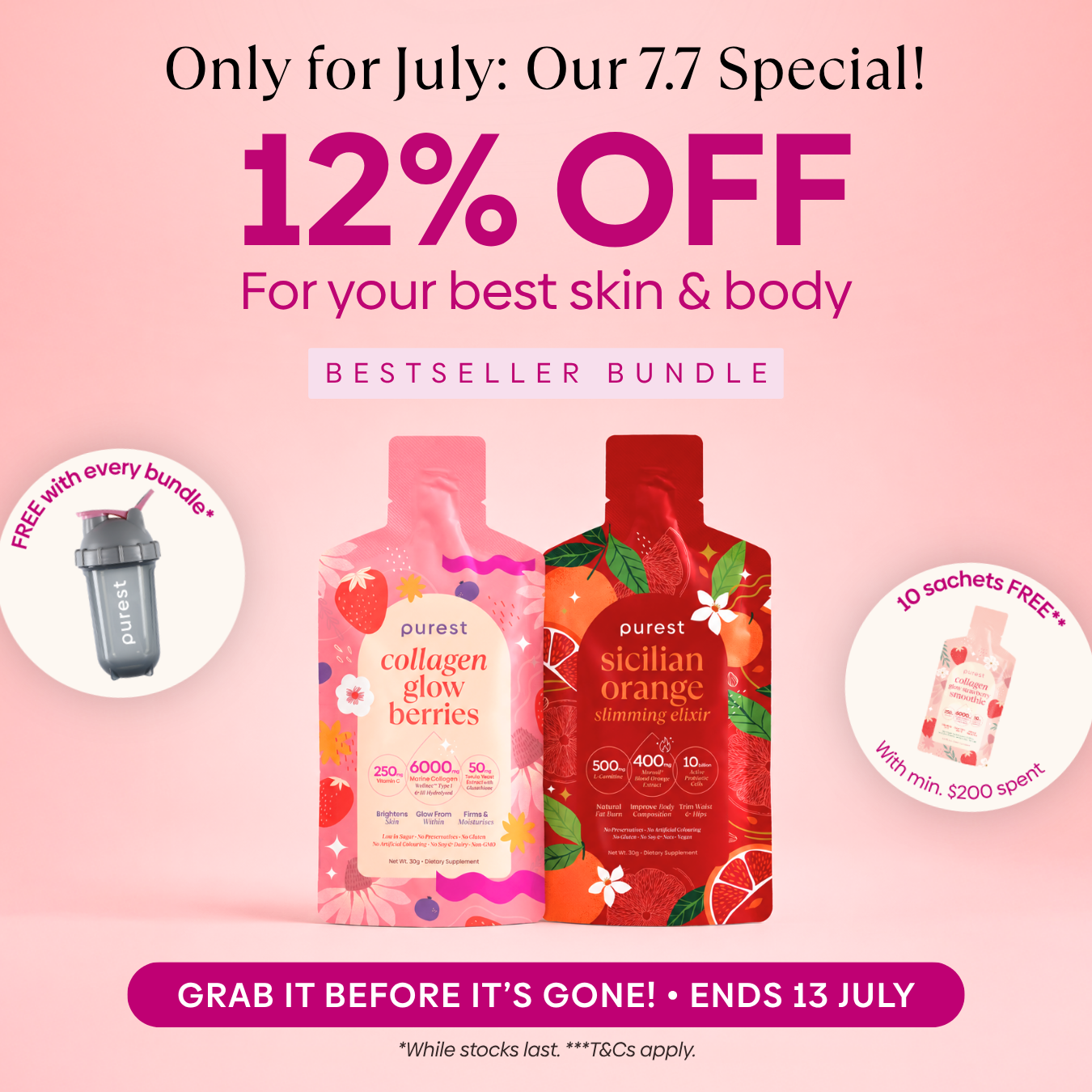 The Purest Co Facebook ad