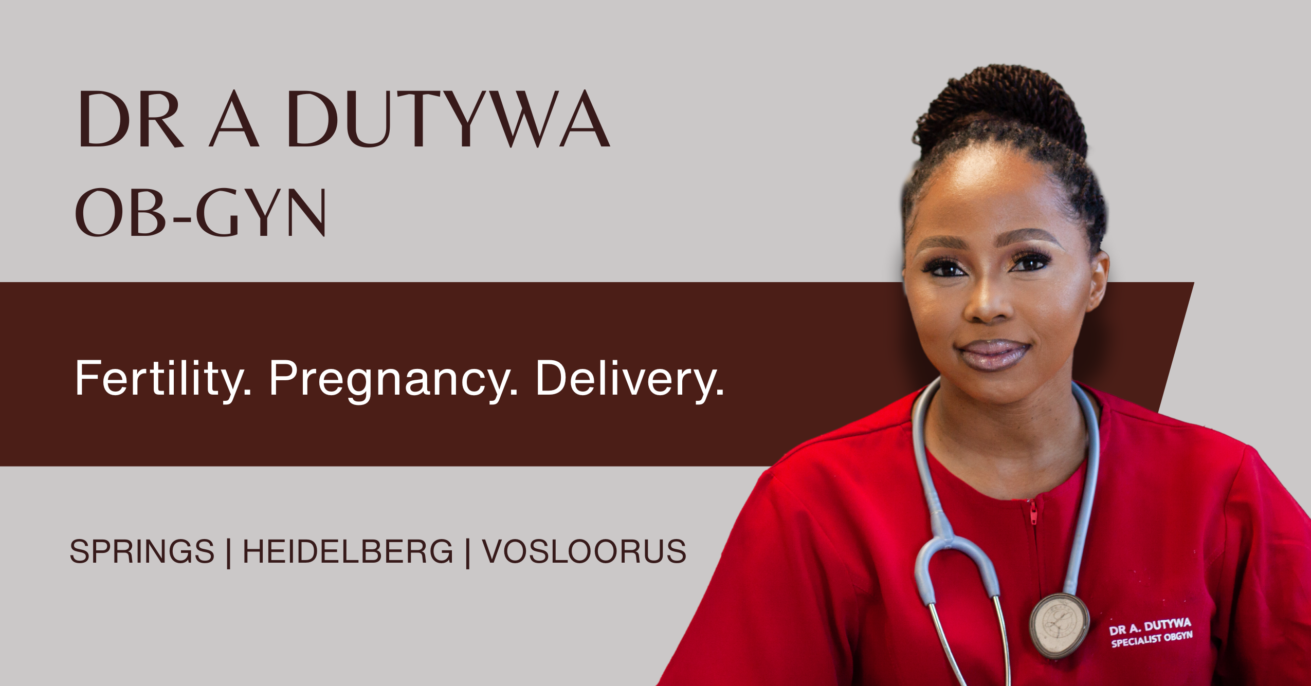 Dr A Dutywa Facebook ad: Make an Appointment