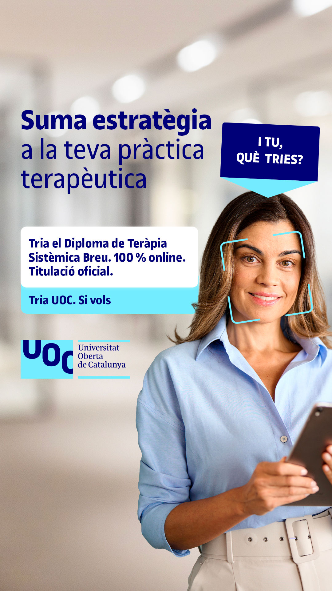 Universitat Oberta de Catalunya (UOC) Facebook ad