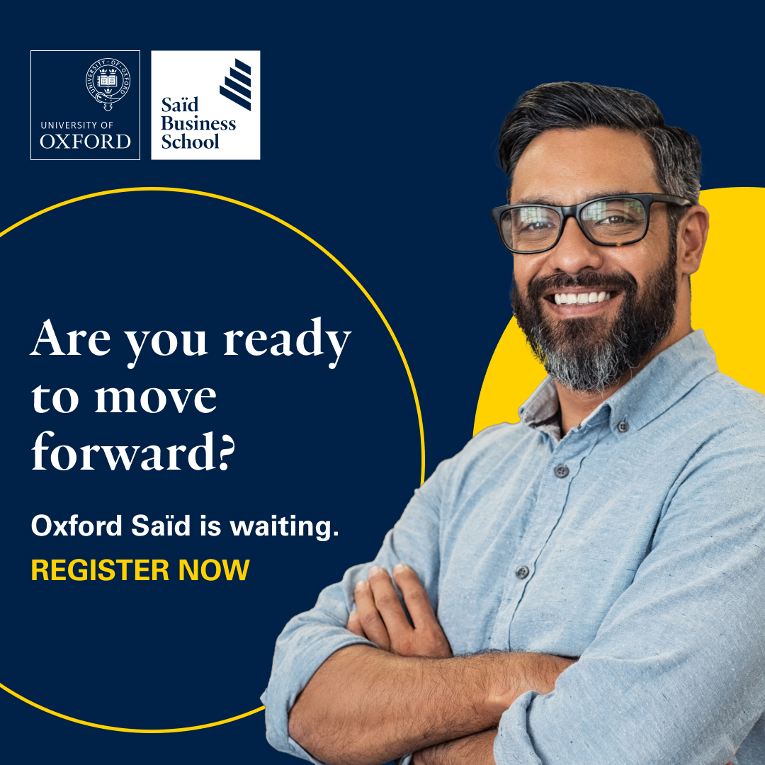 Saïd Business School, University of Oxford Facebook ad