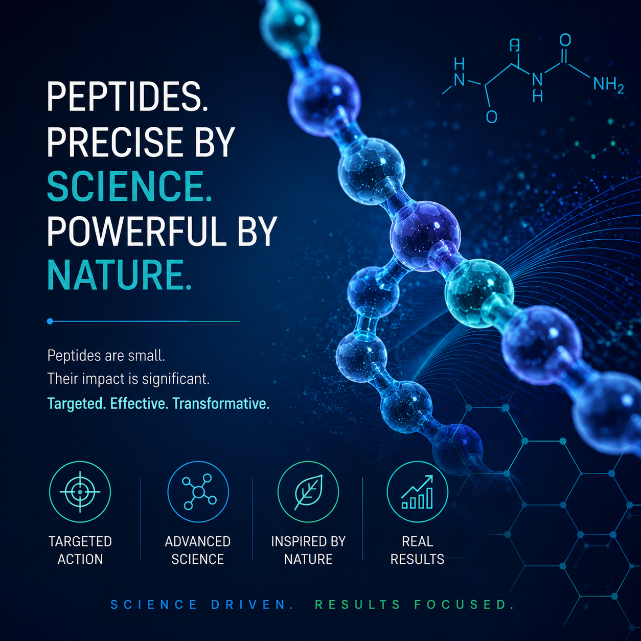 BIO Peptide Technologies Facebook ad: Explore Research Standards