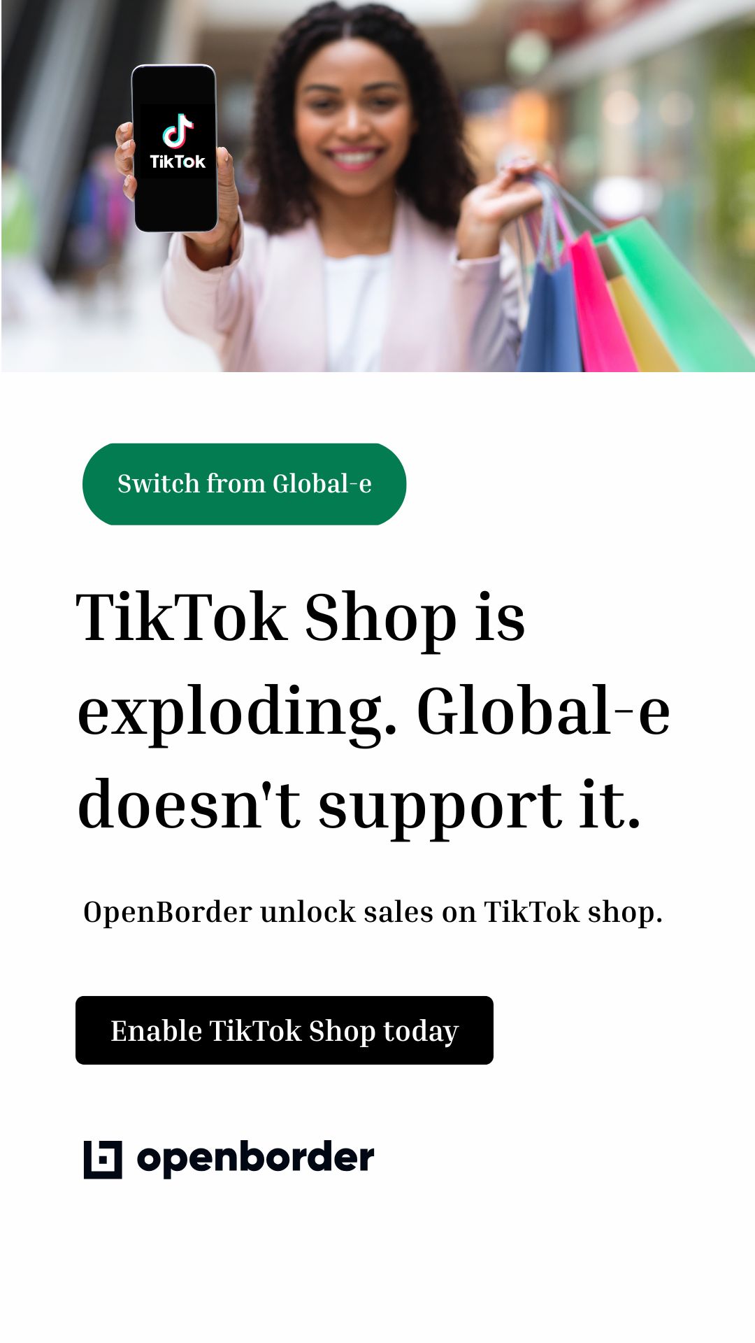 Openborder Facebook ad