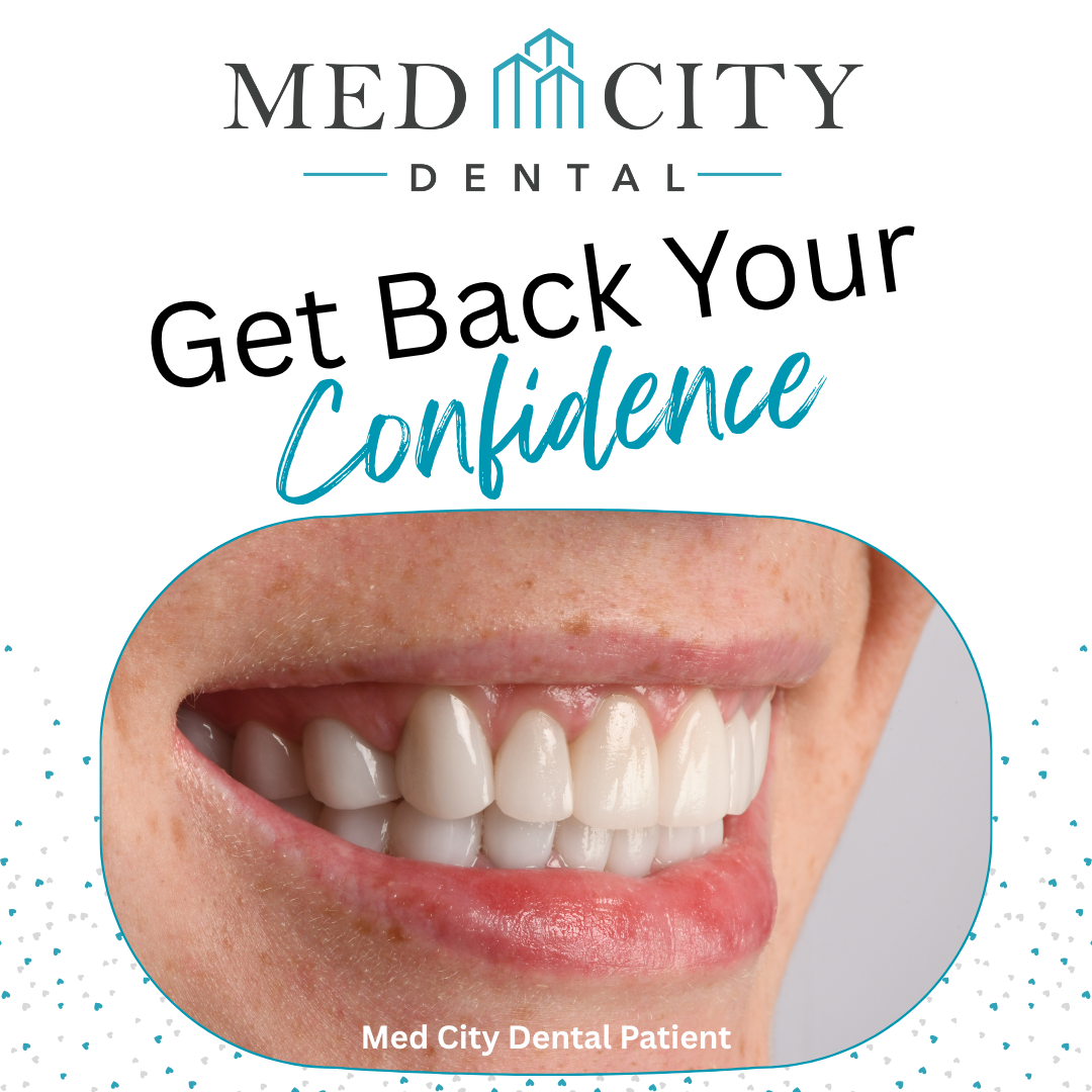 Med City Dental Facebook ad: Get Back Your Confidence!