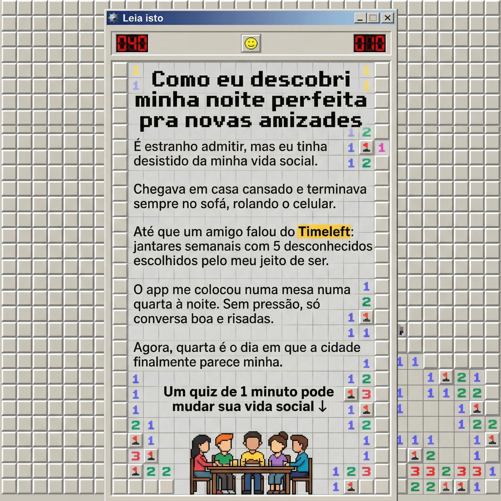 Timeleft Facebook ad