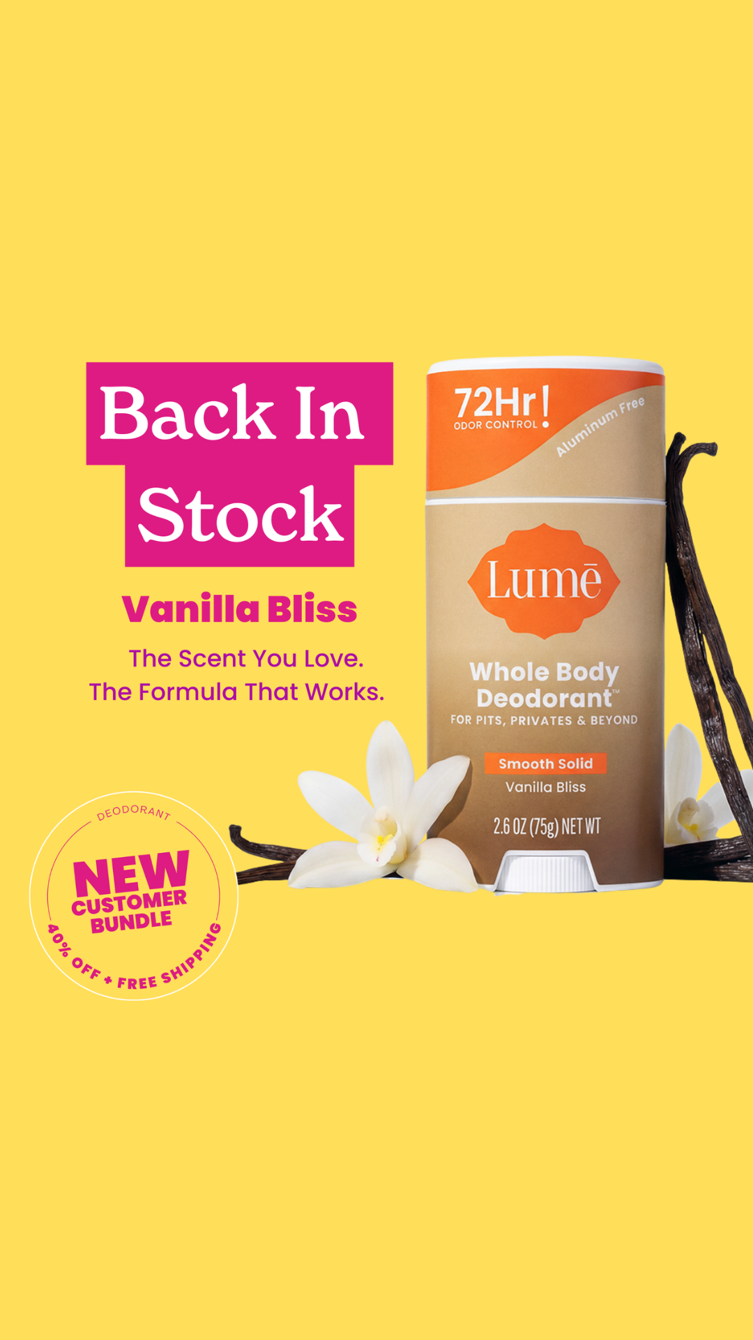 Lume Deodorant Facebook ad