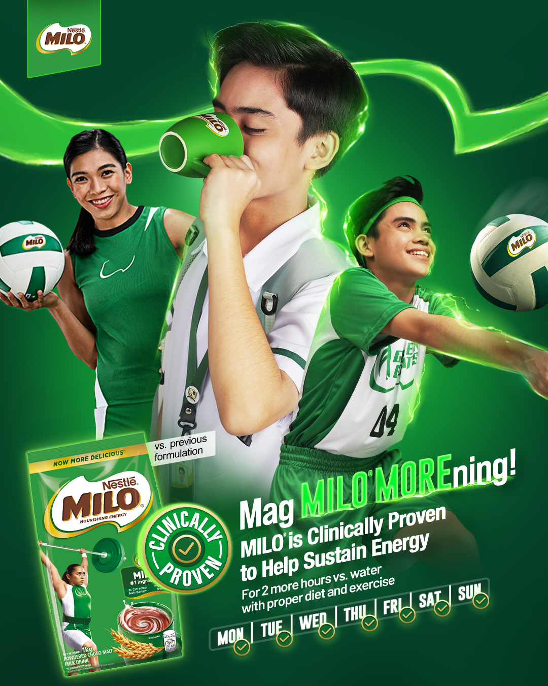 MILO Philippines Facebook ad from Jan 20, 2026