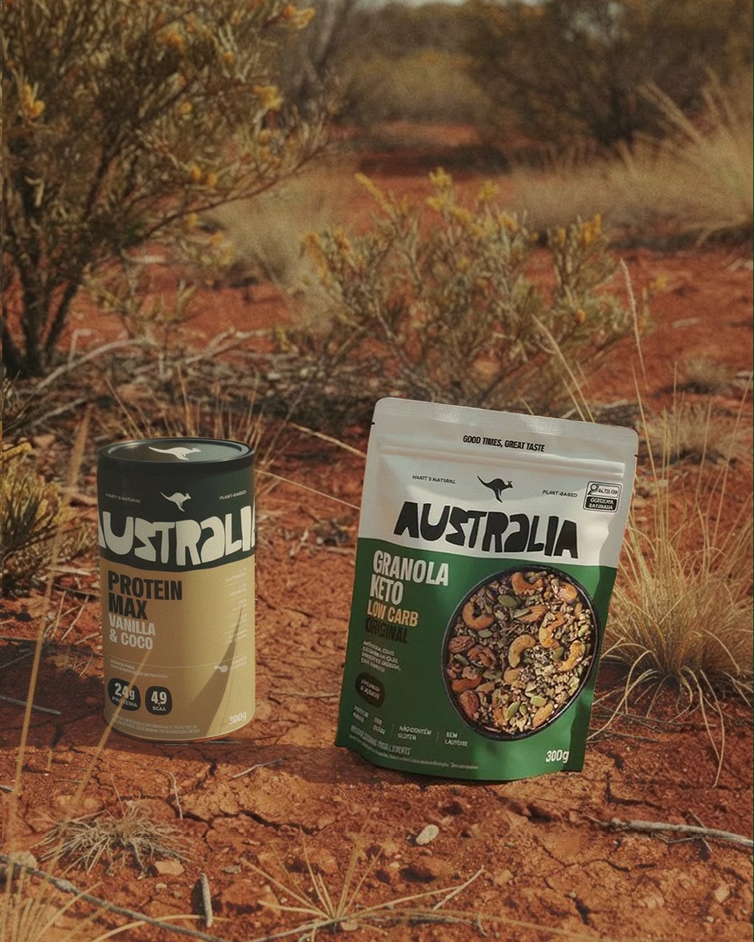 Hart's Natural Facebook ad: Nossos produtos já estão ganhando novas embalagens, novas…