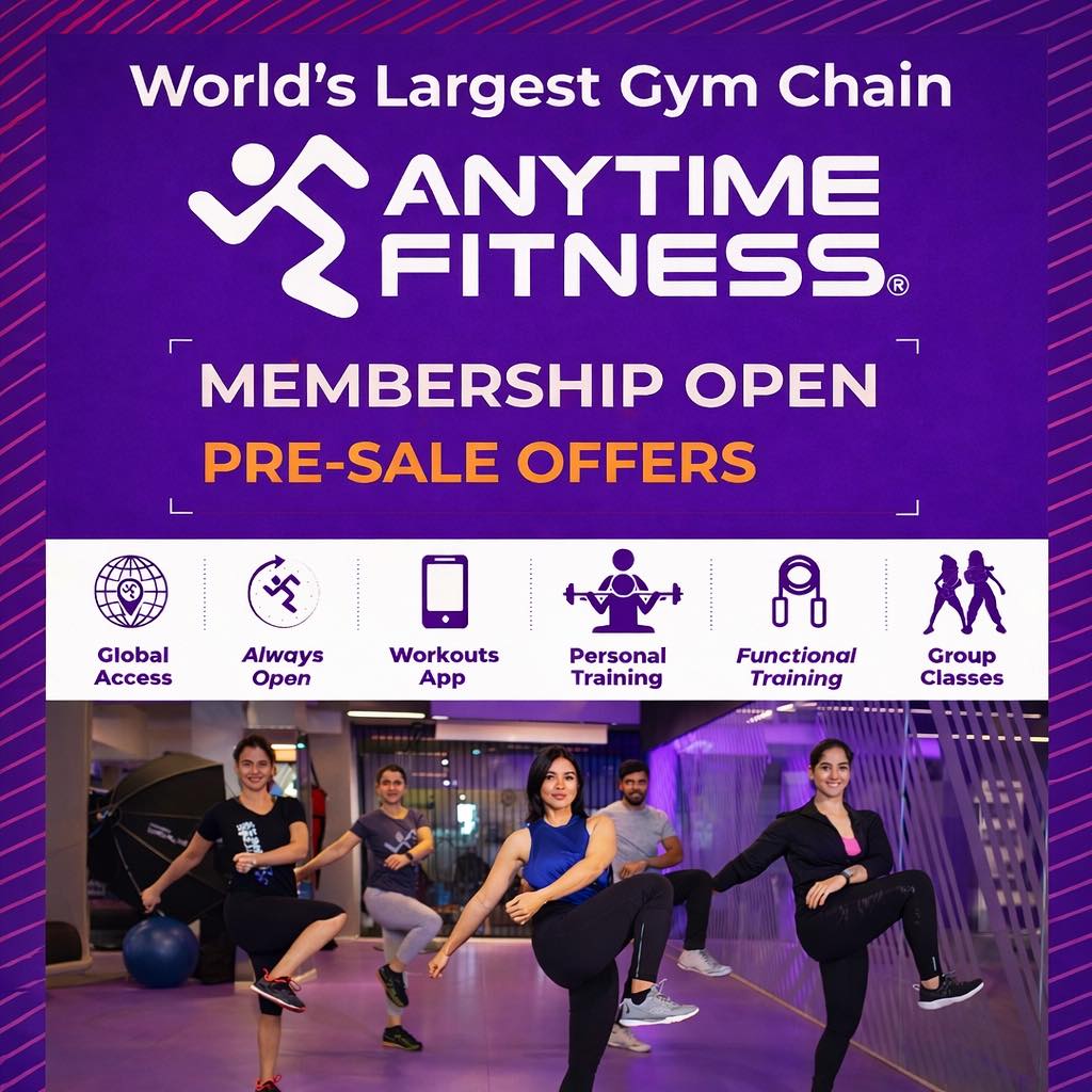 Anytime Fitness India Facebook ad: Pre - sales offers are here