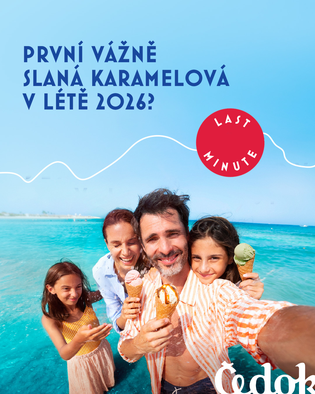 Čedok Facebook ad