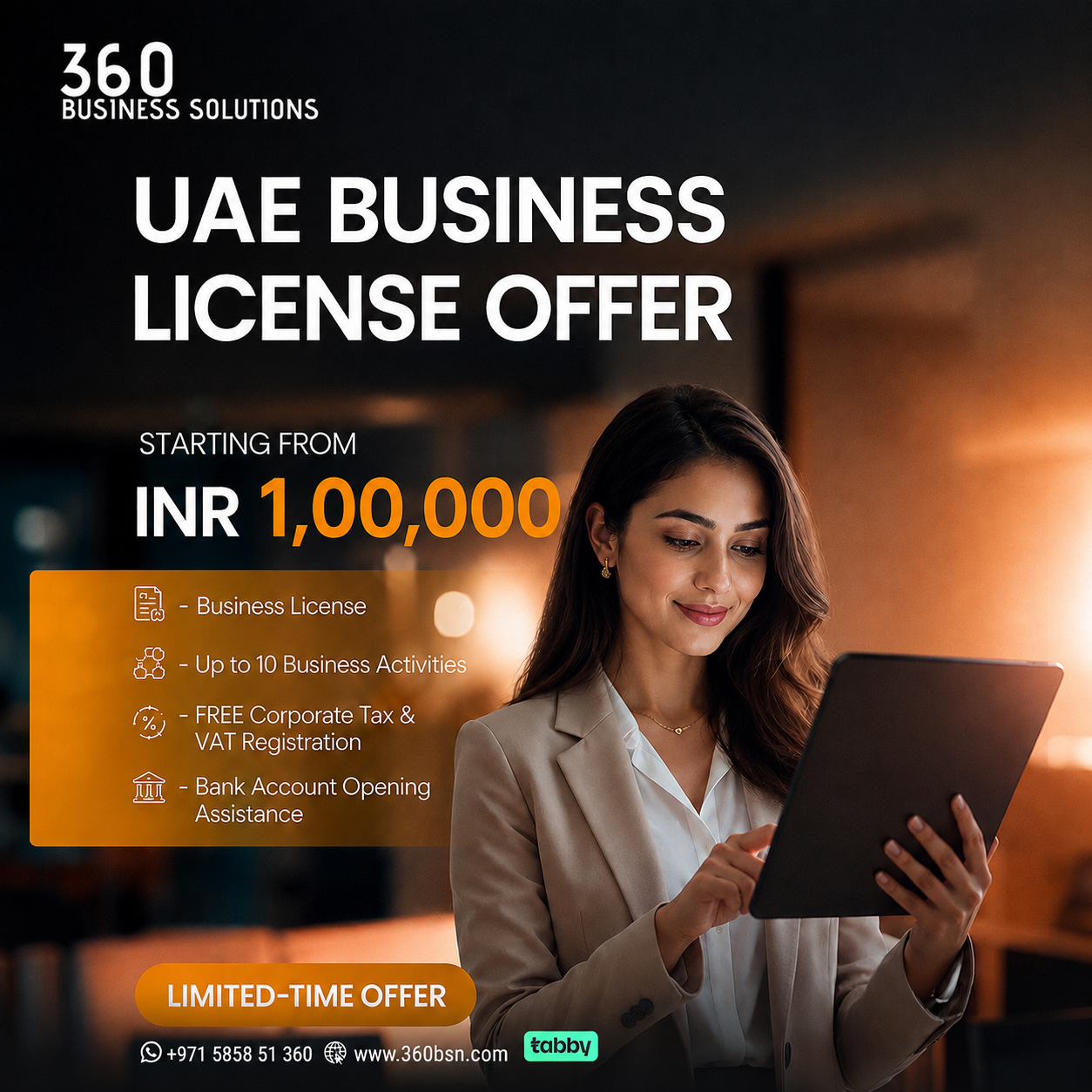 360 Business Solutions Facebook ad