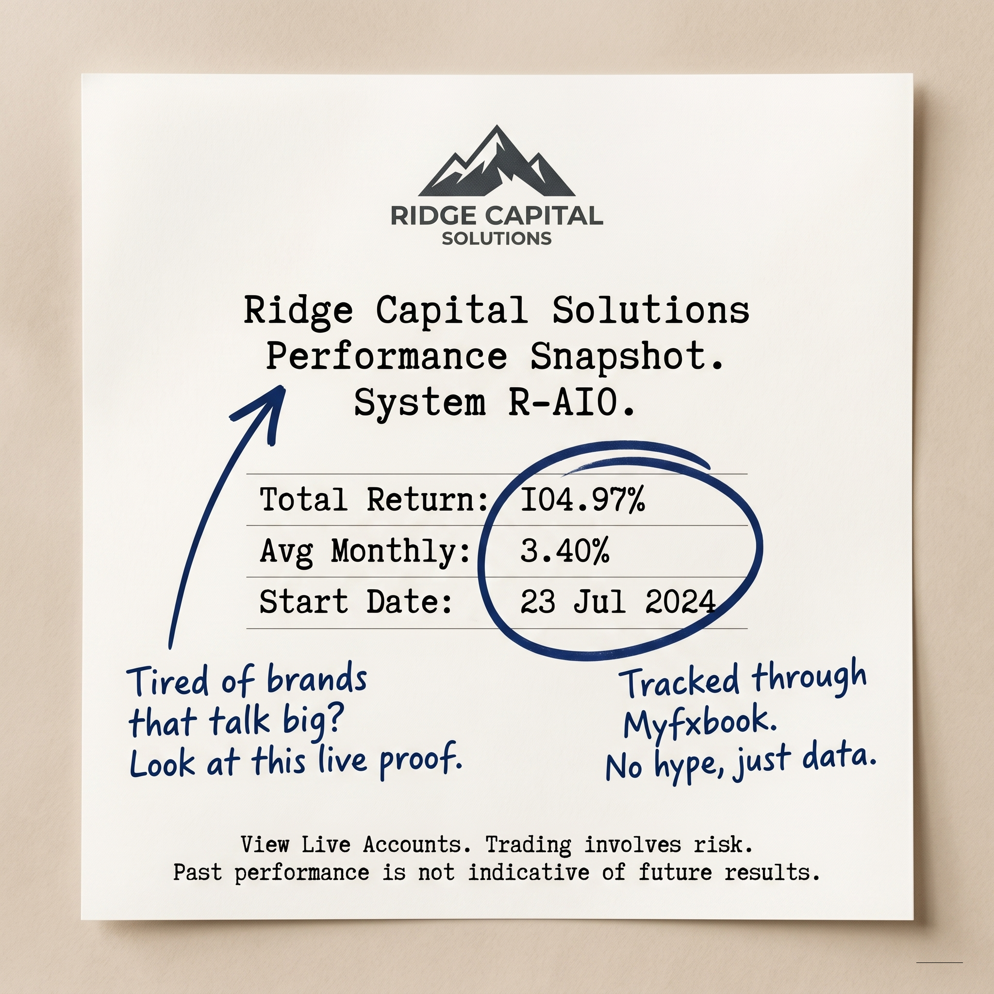 Ridge Capital Solutions Facebook ad