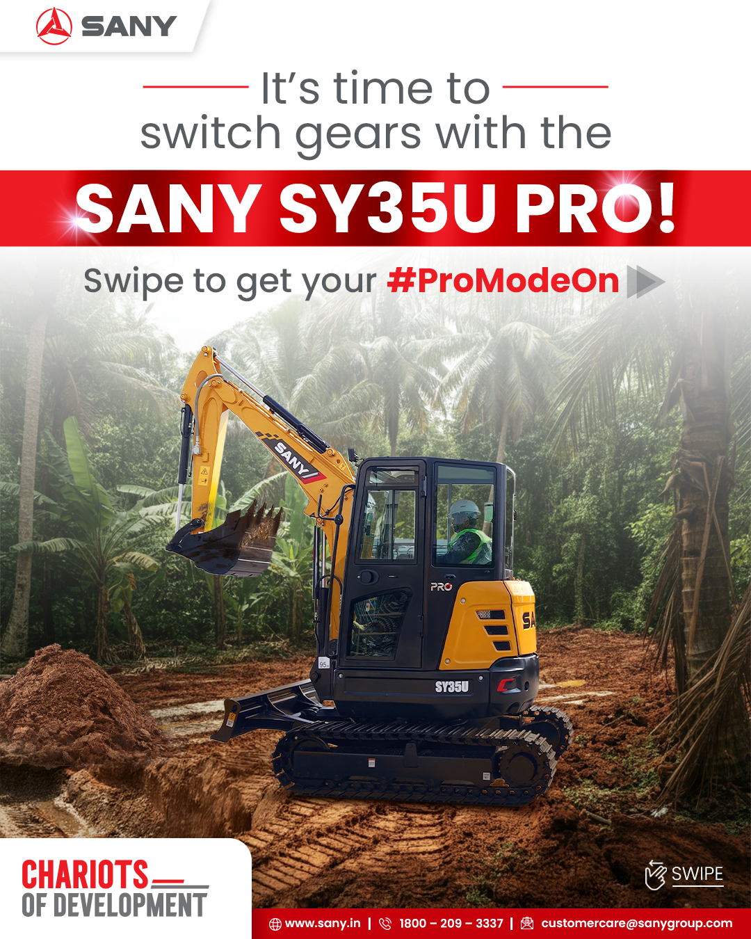 Sany India Facebook ad