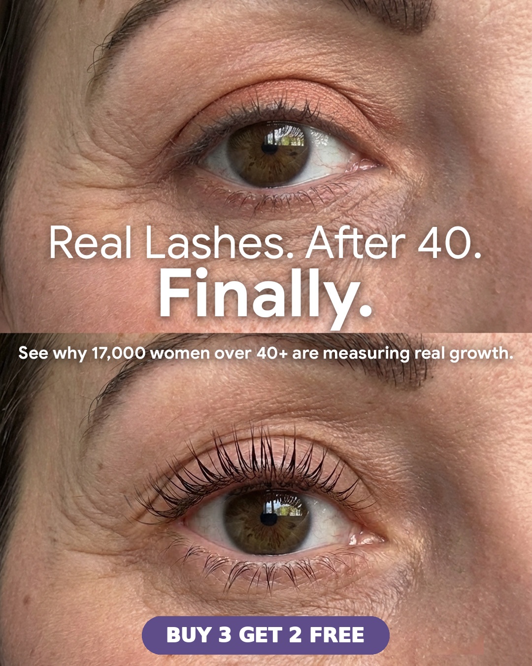 Noire Lash Facebook ad: Buy 3, Get 2 FREE Today