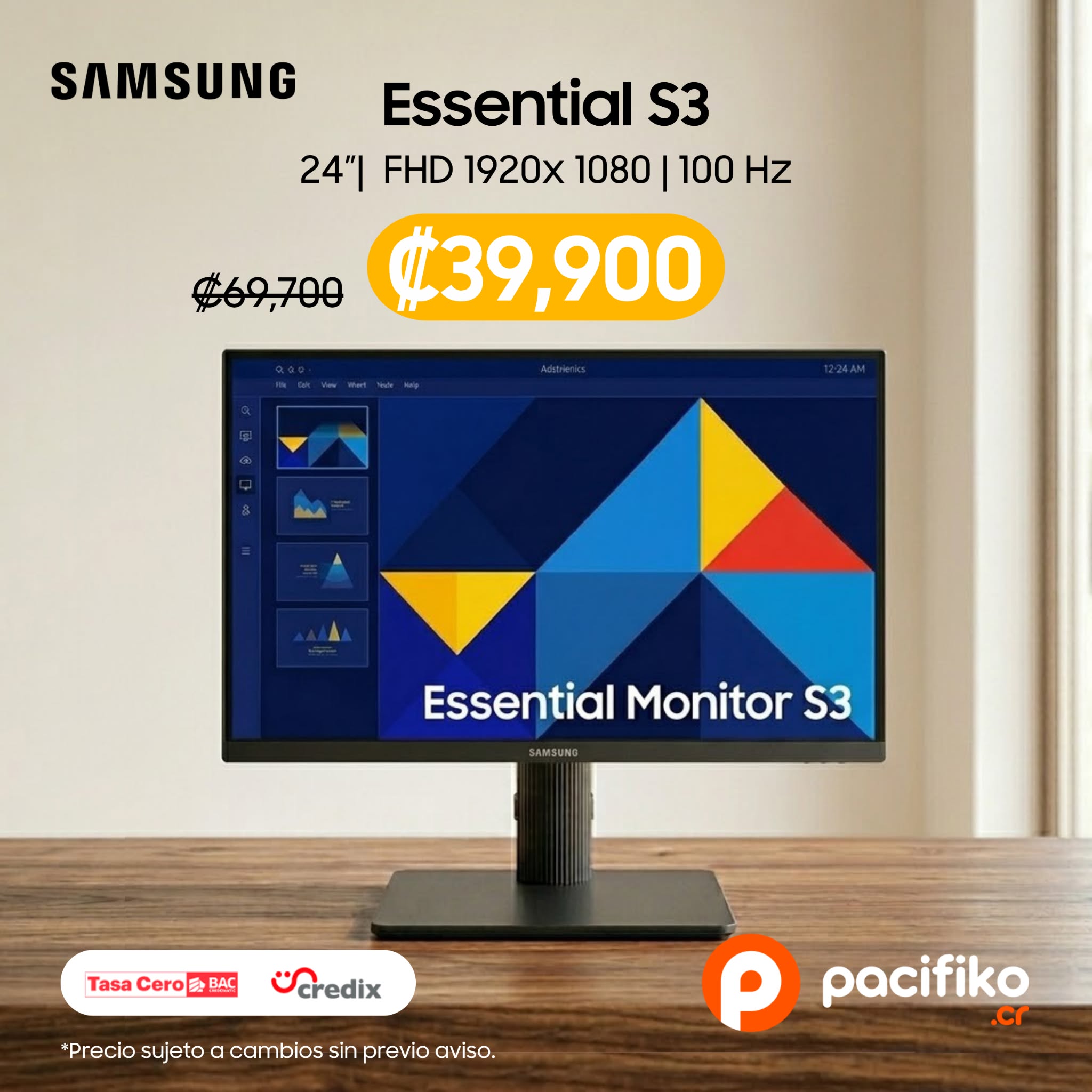 Pacifiko Facebook ad