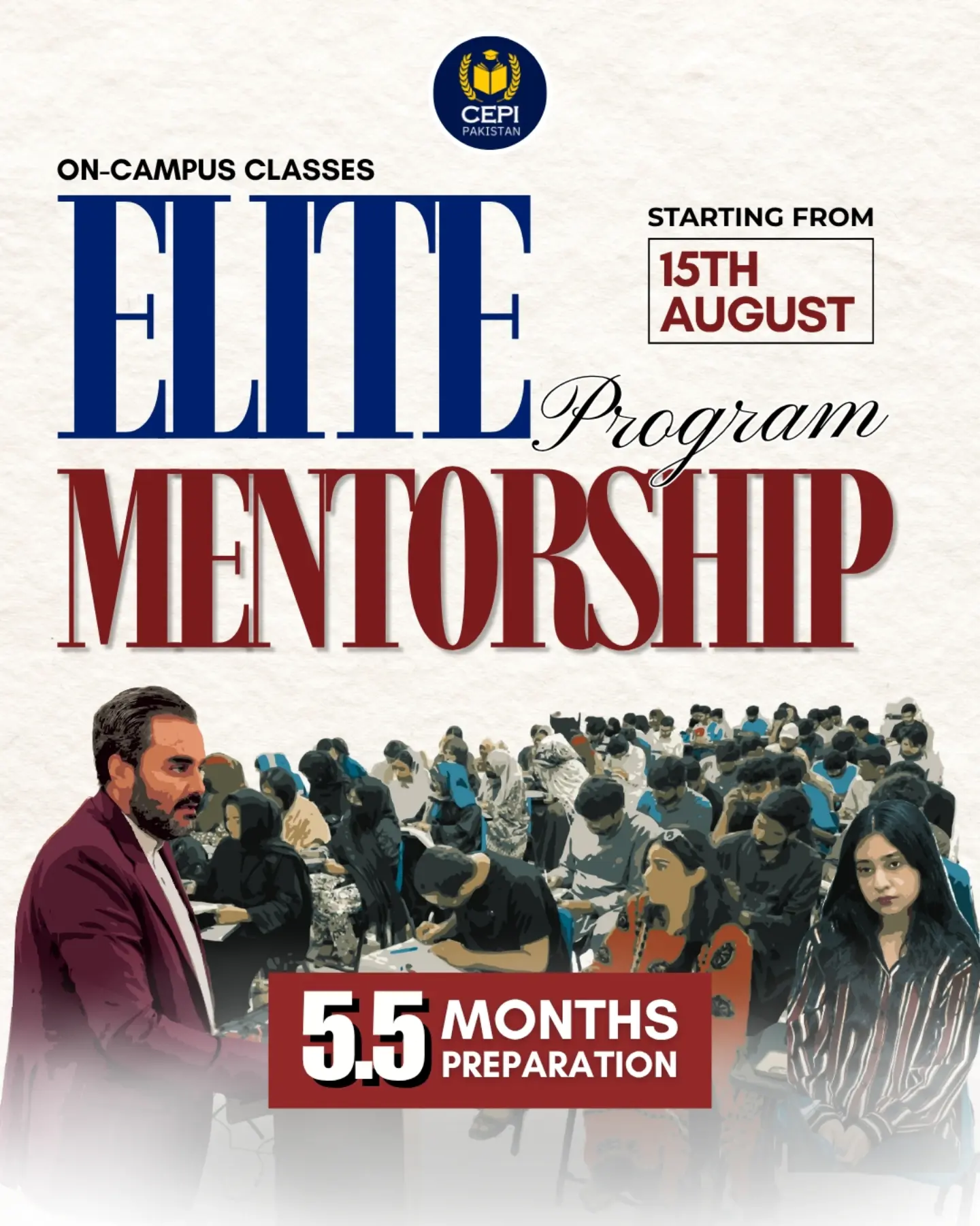 Competitive Exams Preparatory Institute -CEPI Pakistan Facebook ad: JOIN CEPI’s Elite Mentorship Program CSS-2027 (5.5 Months)