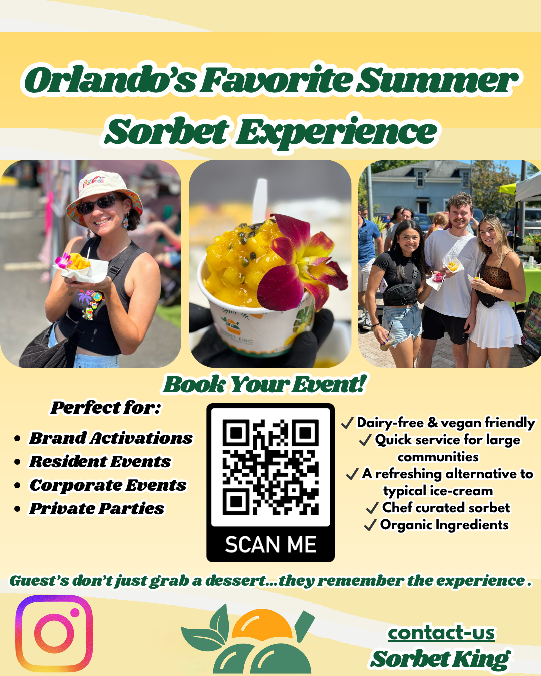 Sorbet King Facebook ad: Orlando’s Best Sorbet