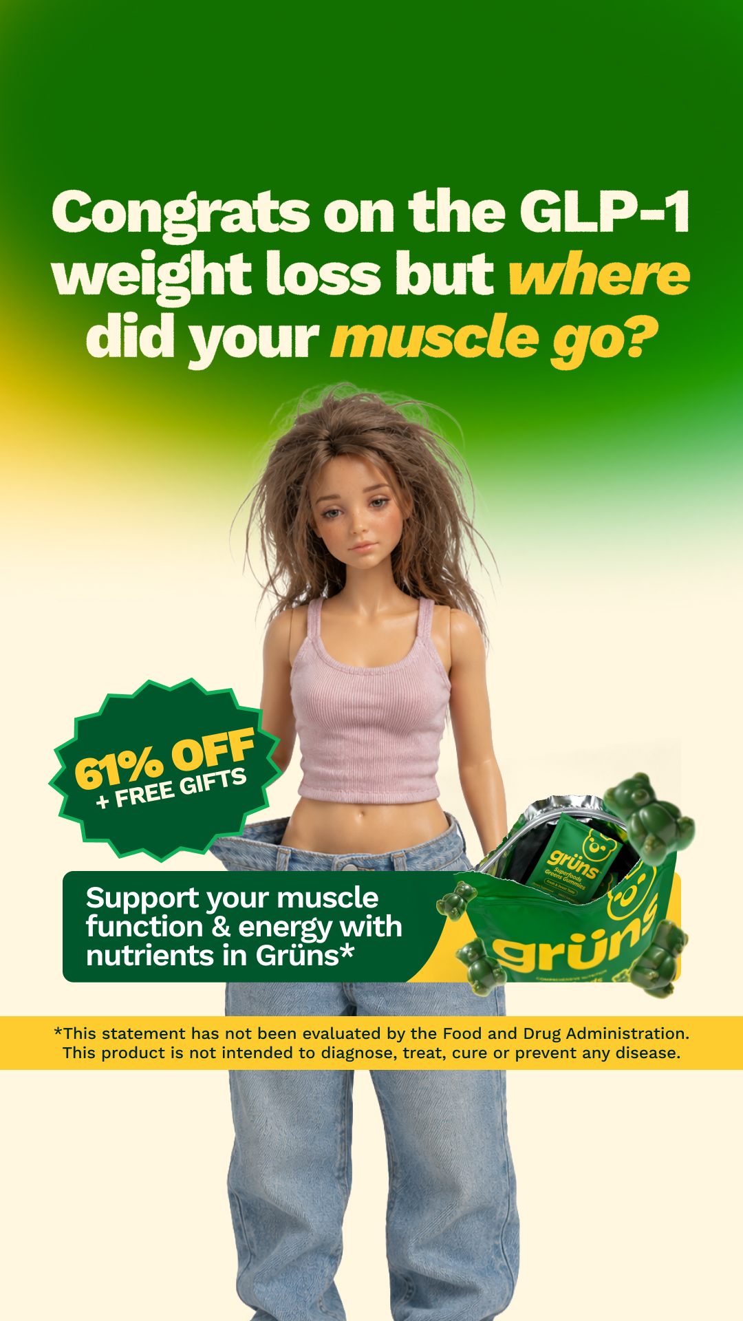 Grüns Facebook ad