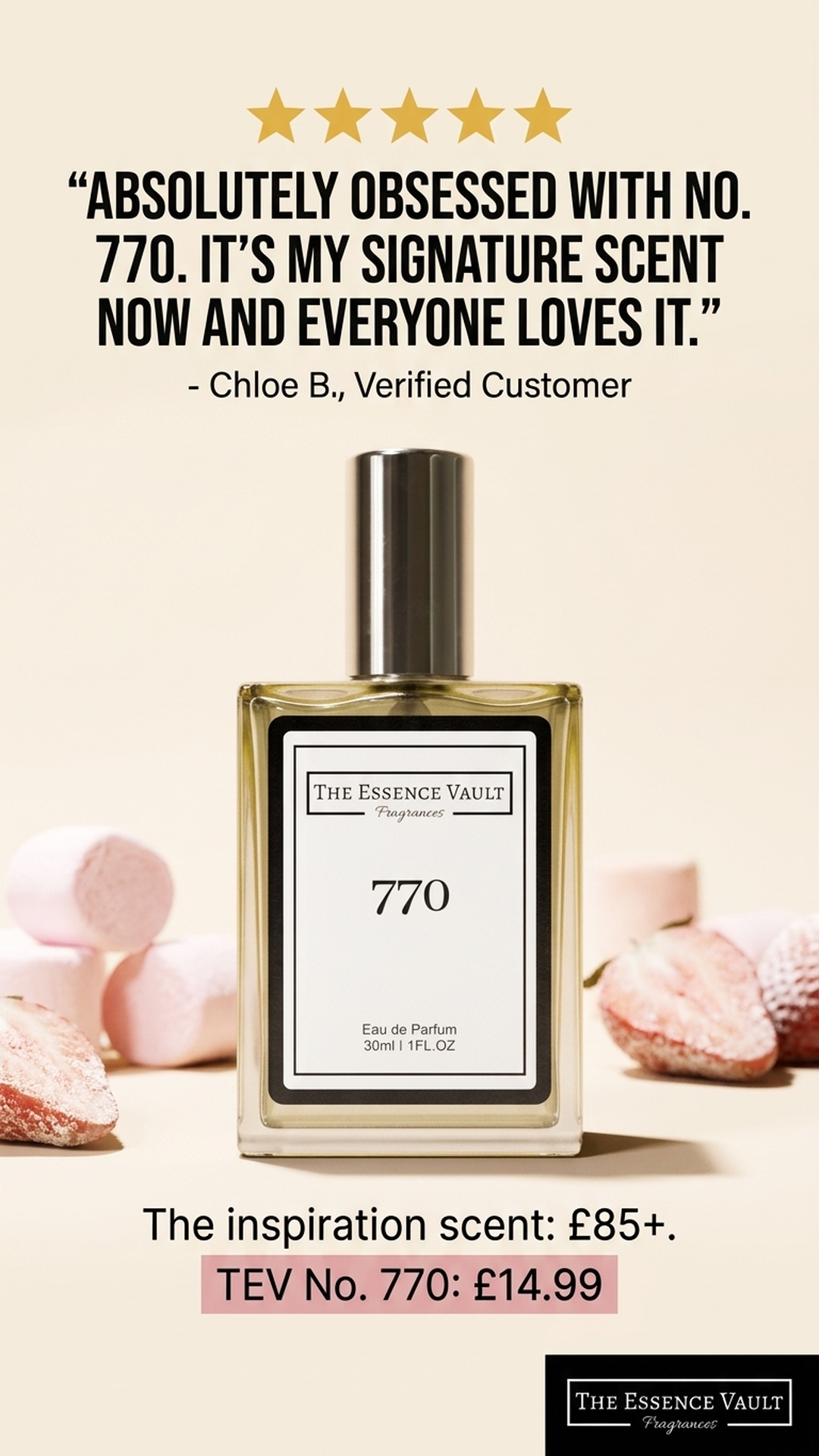 The Essence Vault Facebook ad