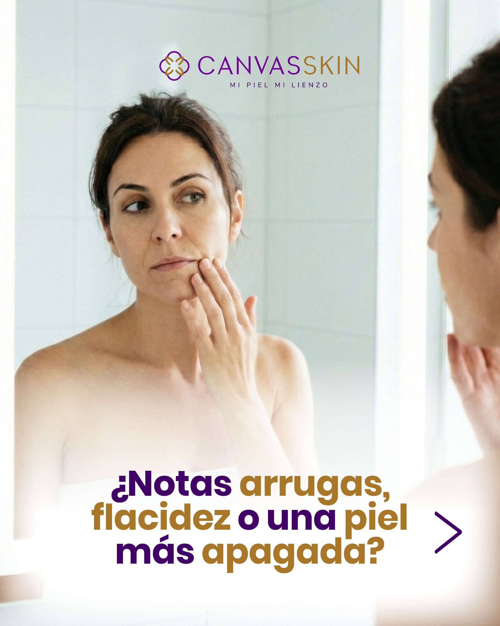 Canvas Skin - Tienda Dermo Facebook ad: El envejecimiento no es solo una cuestión de…
