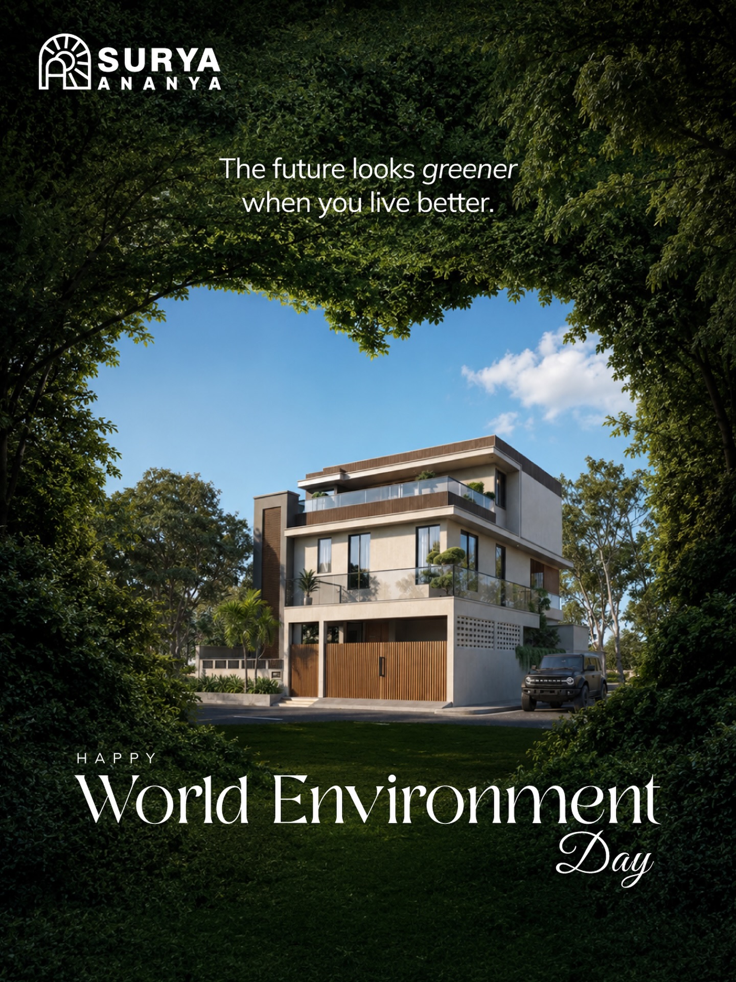 Surya Ananya Facebook ad: The future looks greener when you live better.