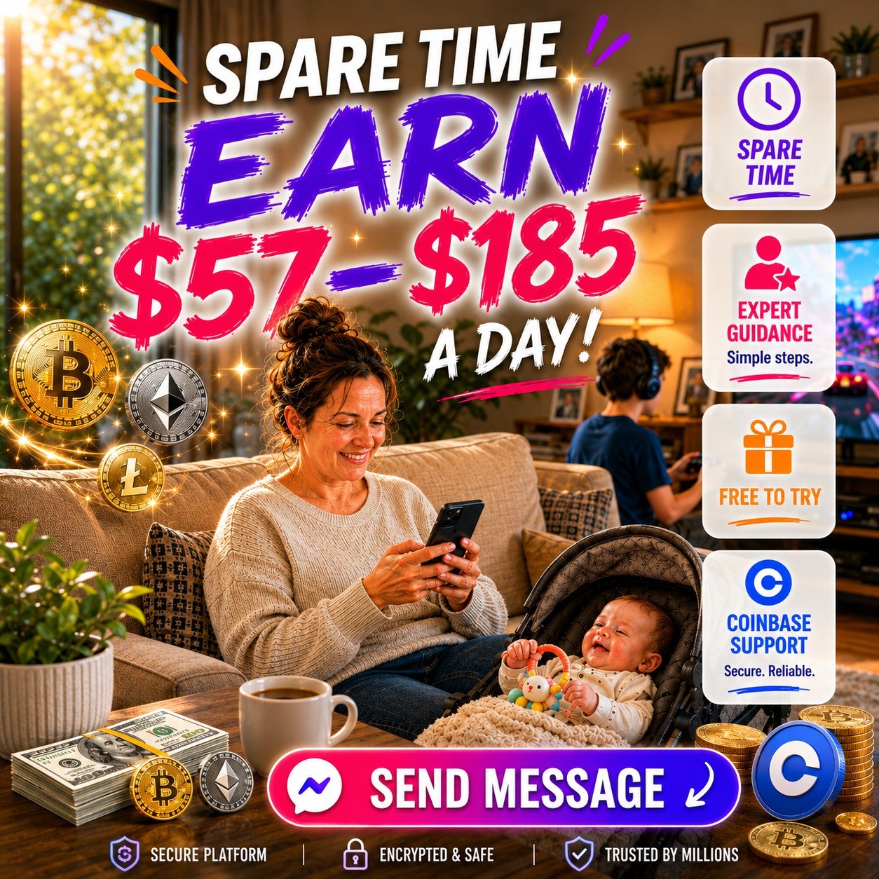 Stripe Innovation Facebook ad: Private Copy-Trading Setup