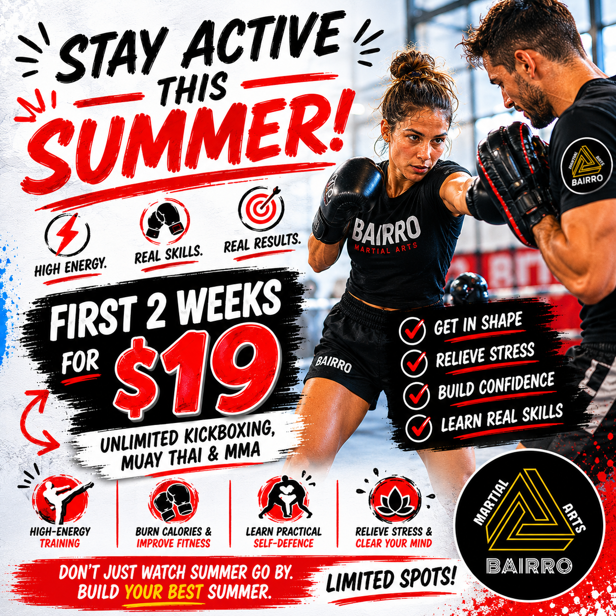 Bairro Brazilian Jiu-Jitsu & Muay Thai Kickboxing Facebook ad
