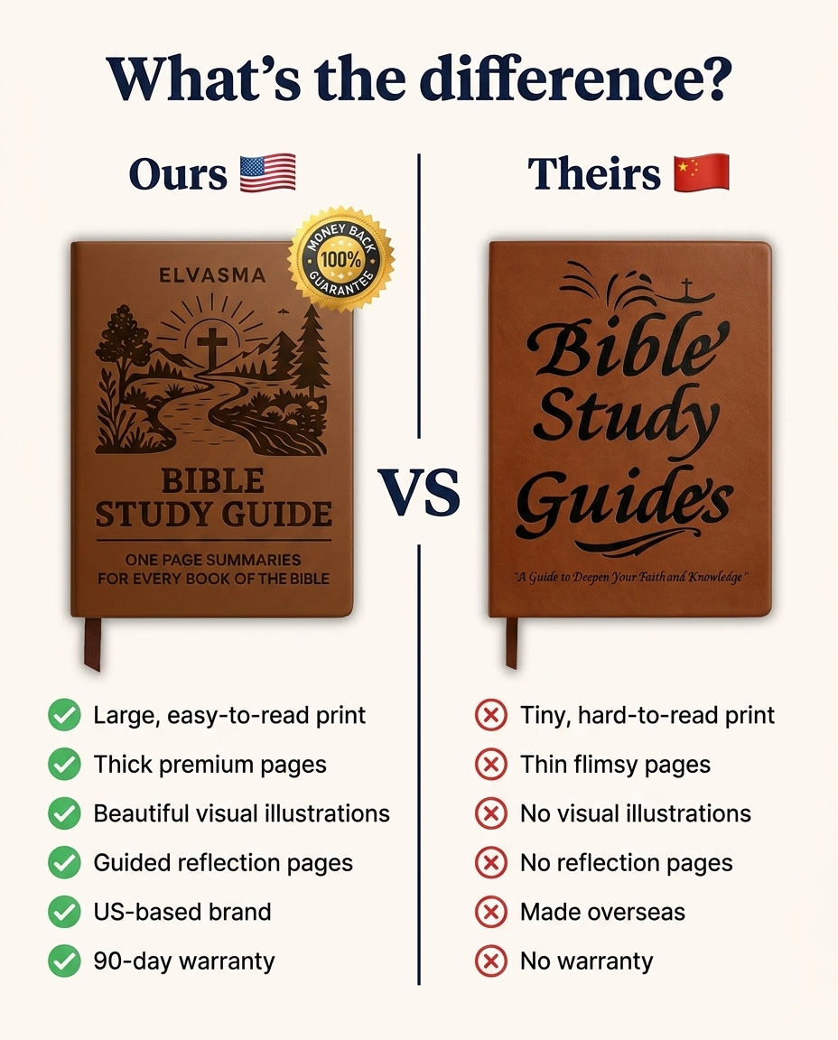 Elvasma Facebook ad: Finally! A Bible Study Guide with readable print!