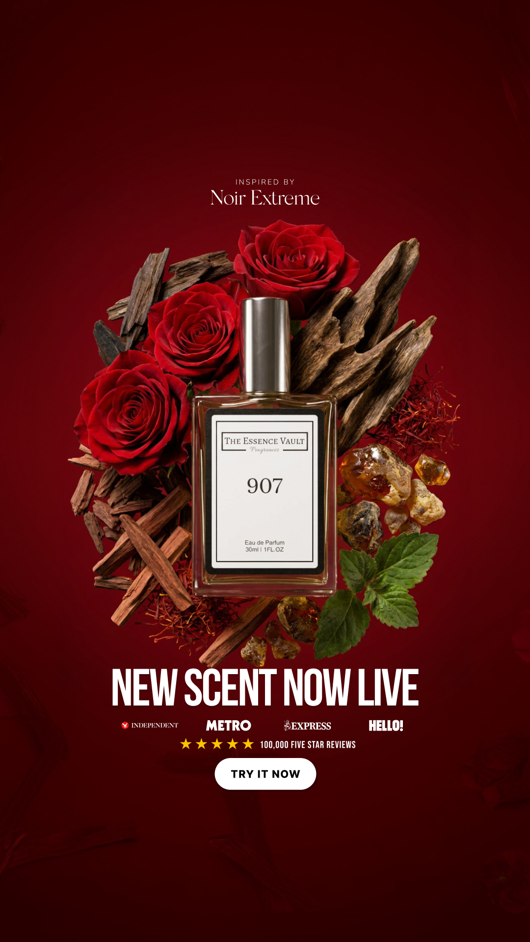 The Essence Vault Facebook ad