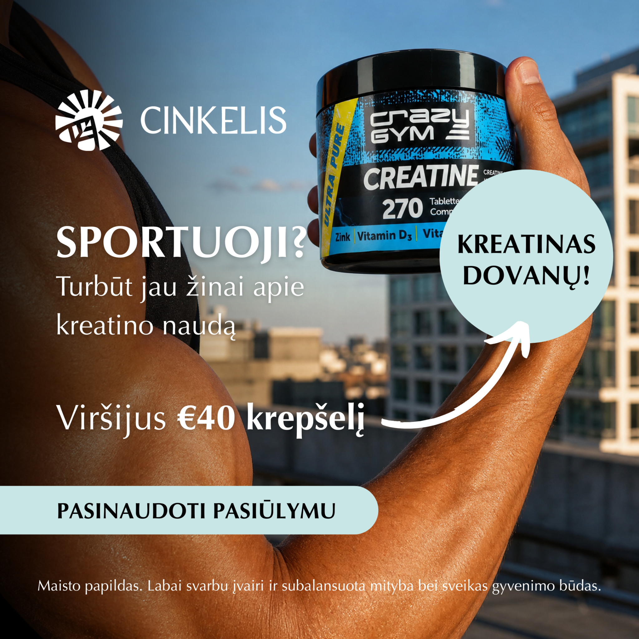 Cinkelis Facebook ad