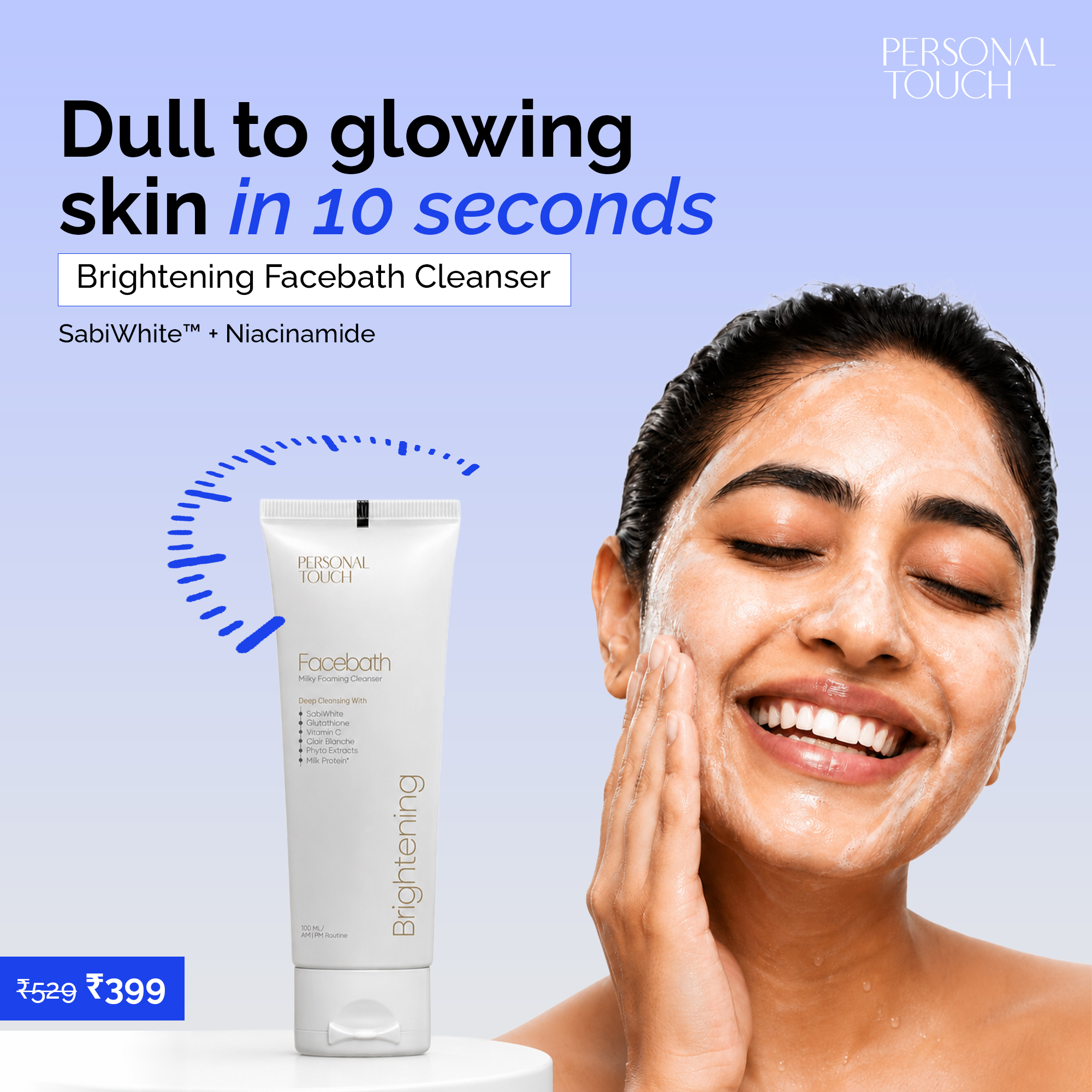 Personal Touch Skincare India Facebook ad
