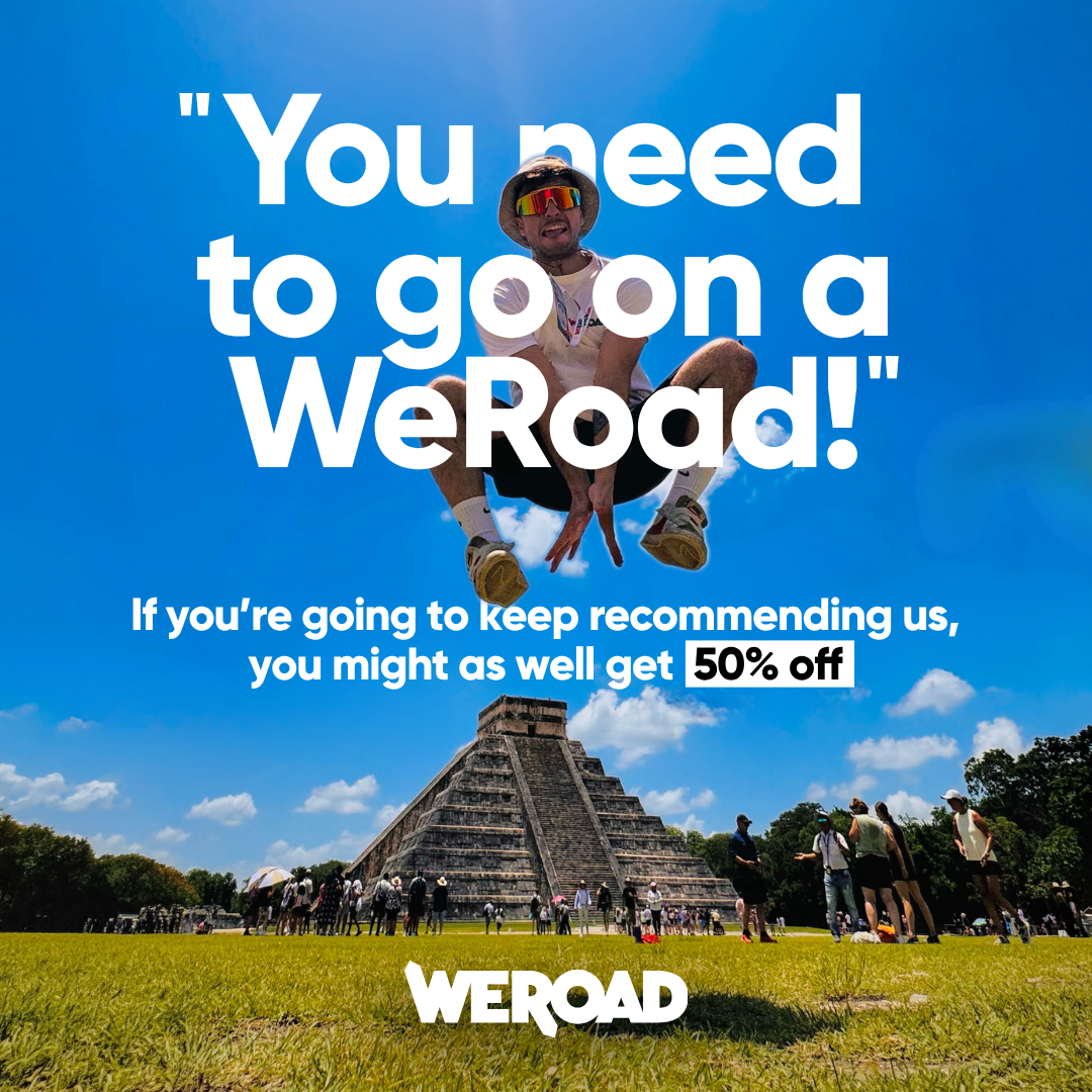 WeRoad Travel Facebook ad
