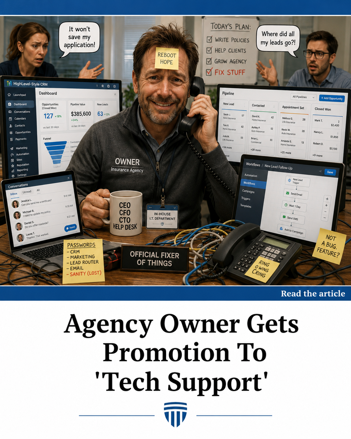 Agent CRM: AI-Powered Sales+Marketing Software Facebook ad