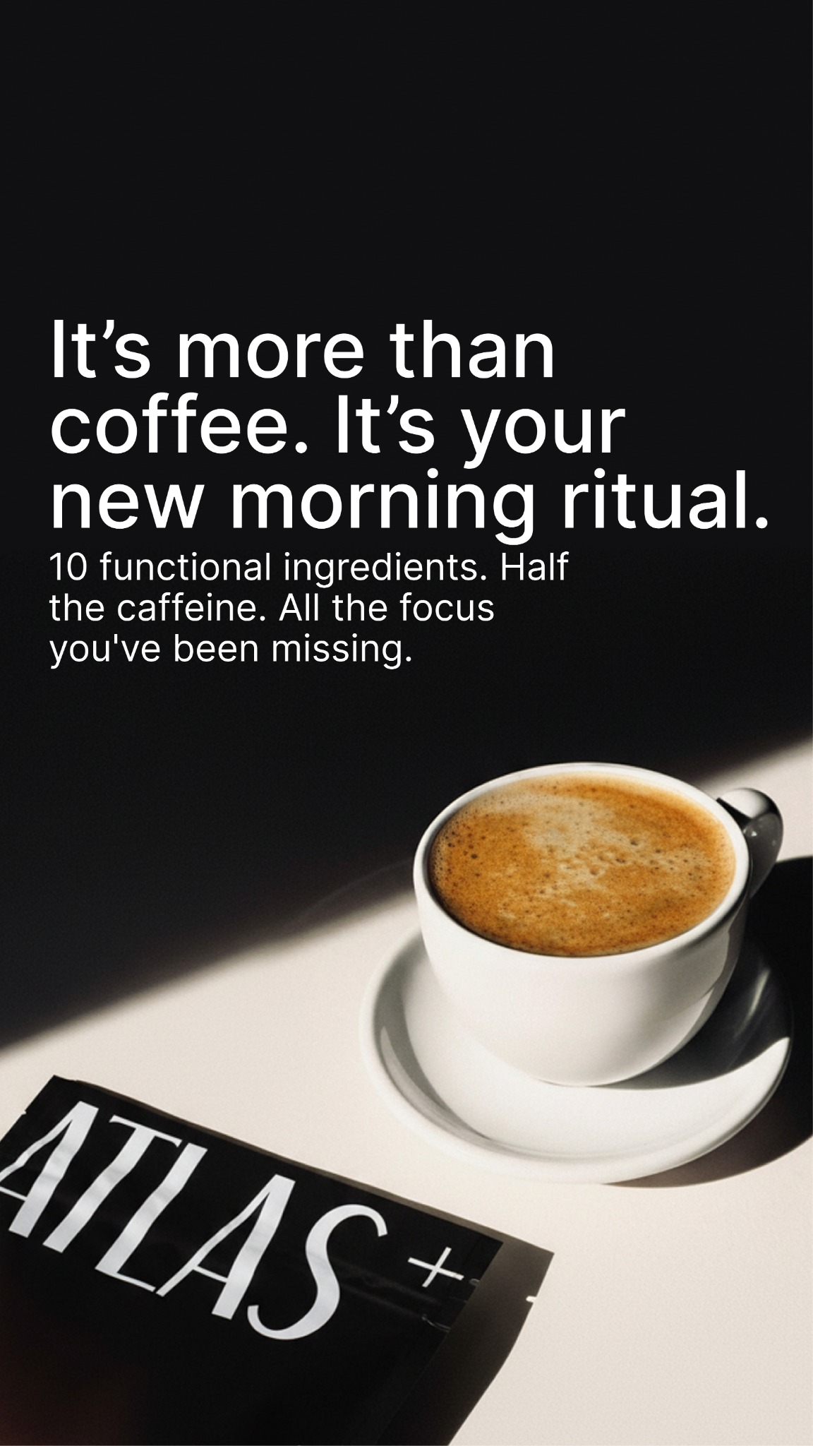 Atlas+ Coffee Facebook ad