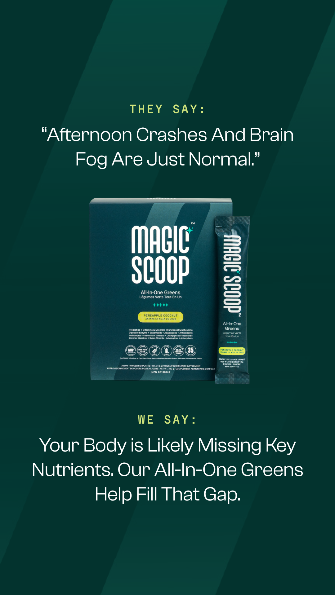 Magic Scoop Facebook ad