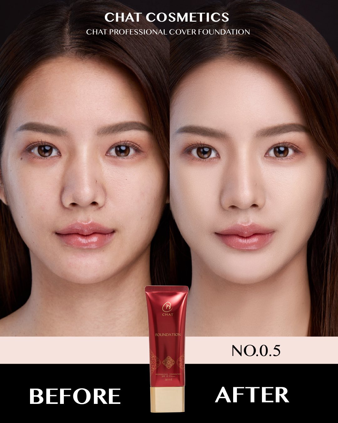 CHAT Cosmetics Facebook ad: CHAT PROFESSIONAL FOUNDATION SPF 15 PA+++