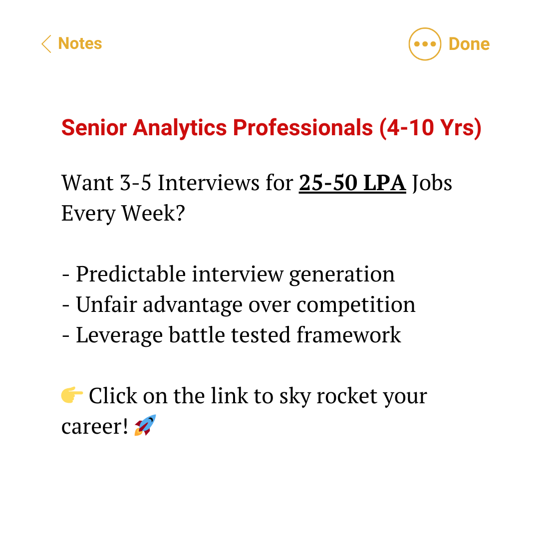 Japnaam Kochar Facebook ad: Analysts Looking for Salary Hikes