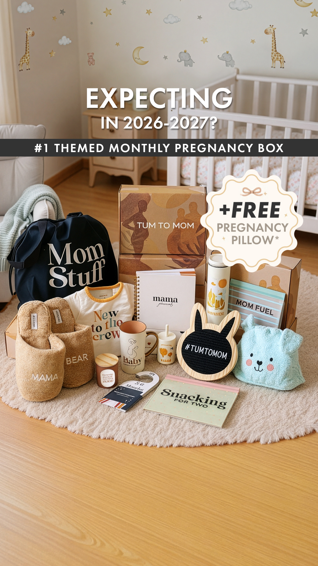 Tum To Mom Pregnancy Box Facebook ad