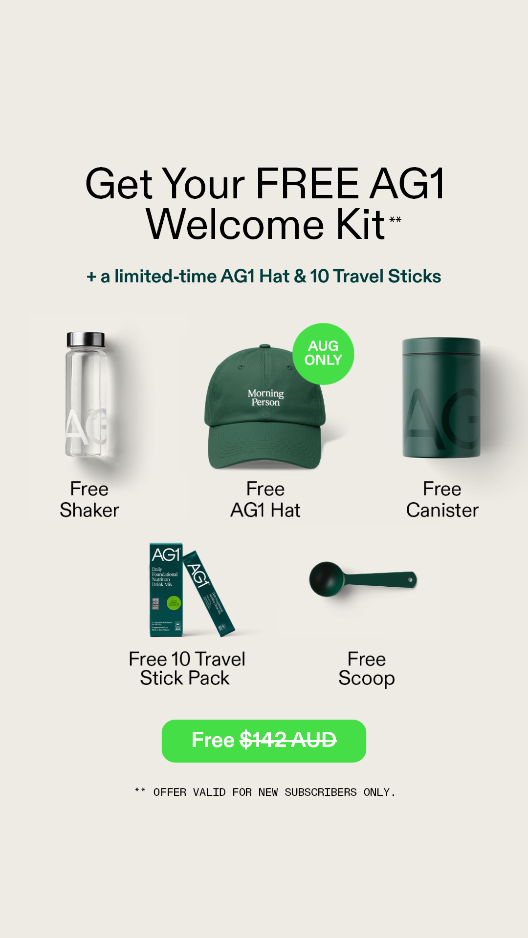 AG1 by Athletic Greens Facebook ad