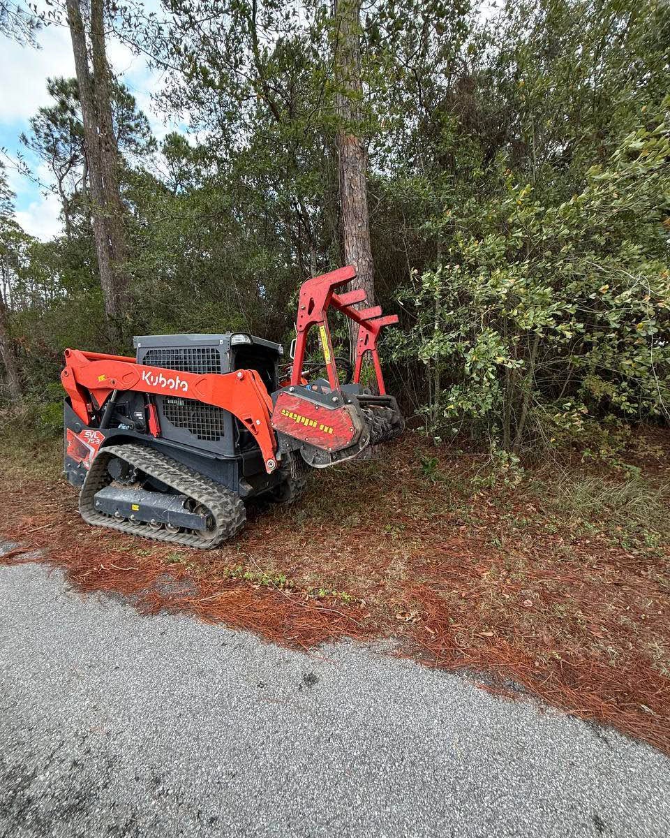 Luis Zapata Facebook ad: Skidsteer with mulcher attachment
