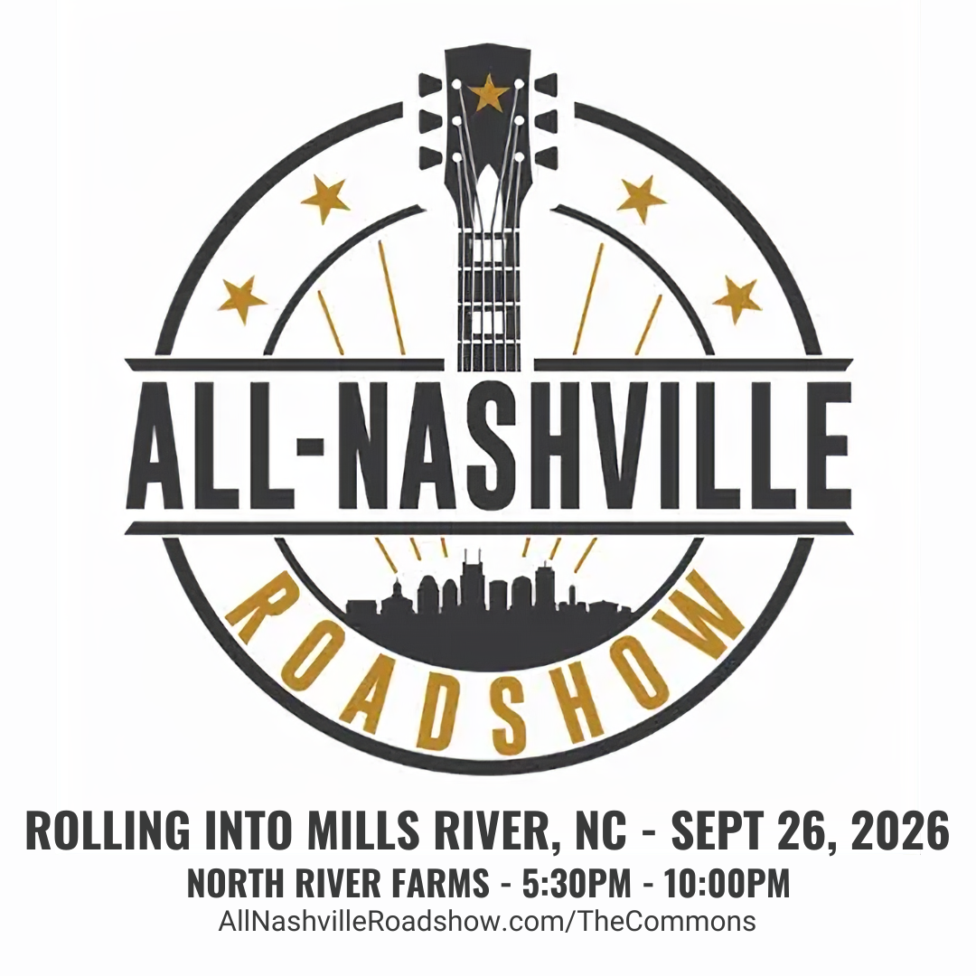 All Nashville Roadshow Facebook ad: Rolling into Mills River, NC - Sept 26!