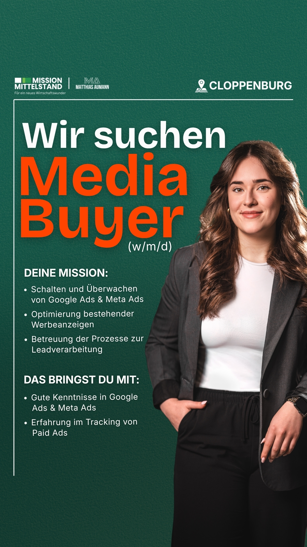 Mission Mittelstand Karriere Facebook ad