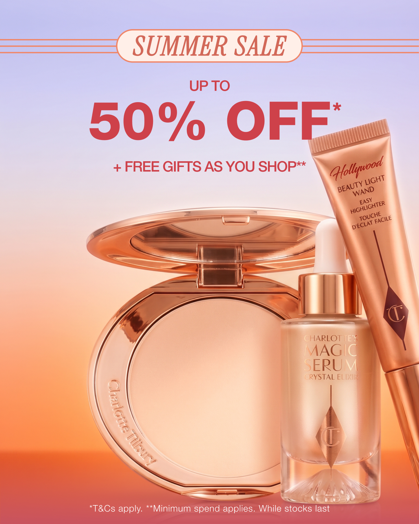 Charlotte Tilbury Facebook ad