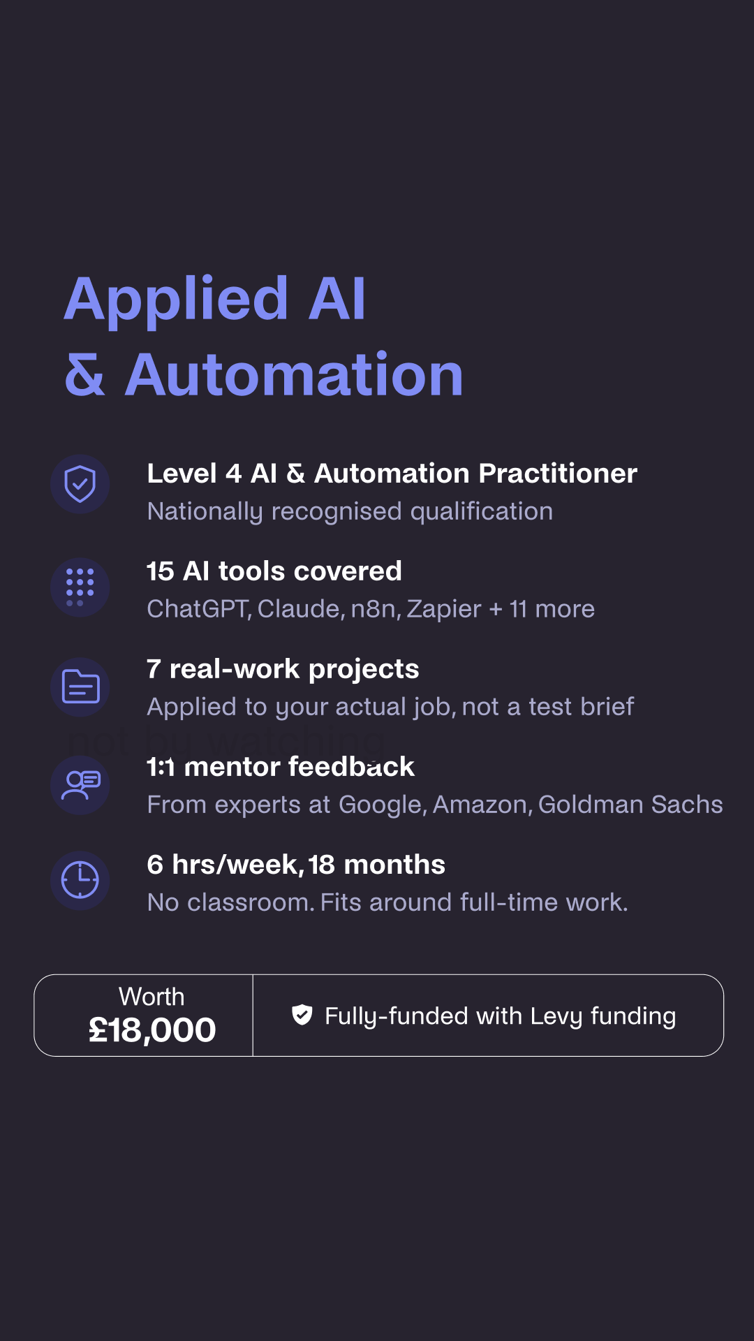 Boom Training Apprenticeships Facebook ad