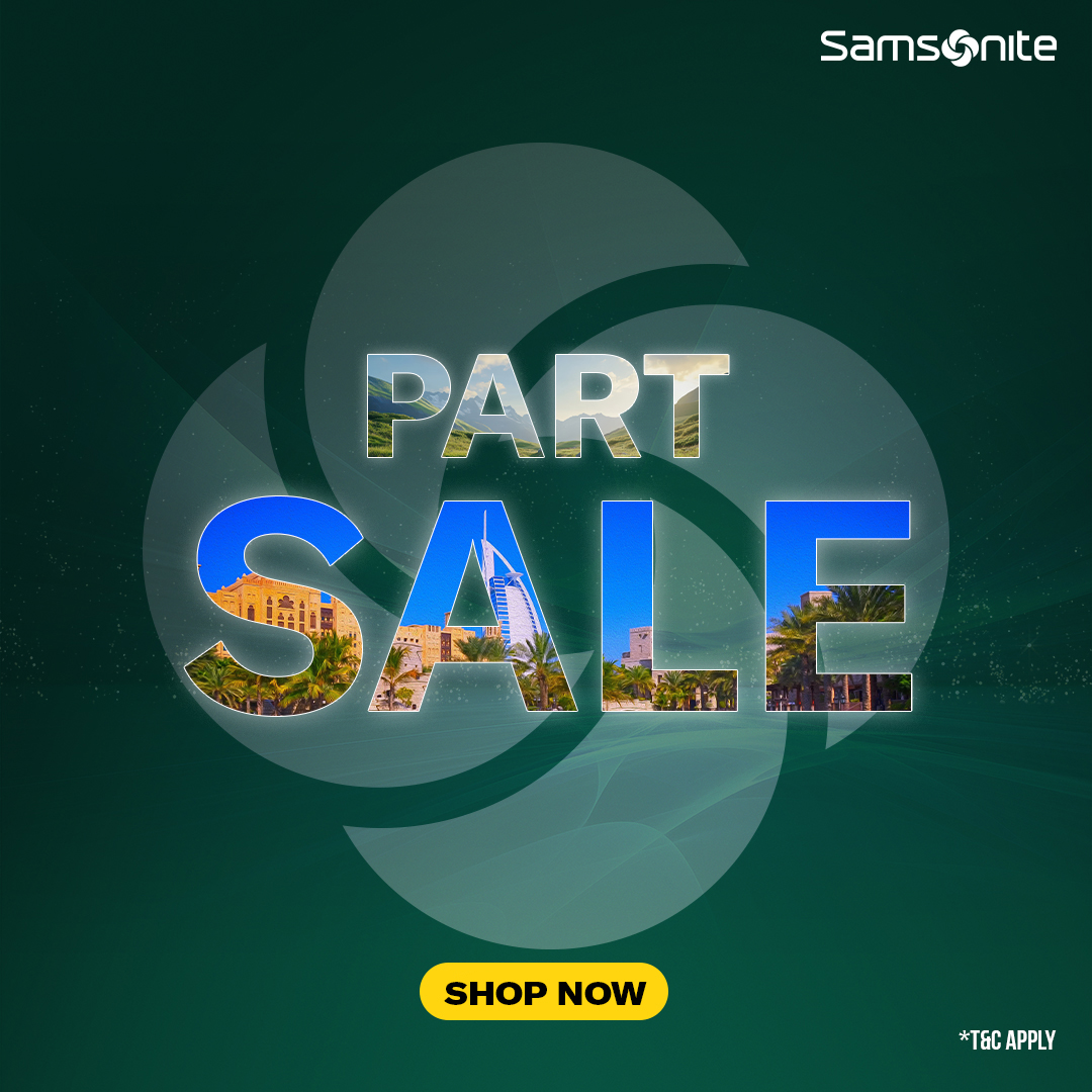 Samsonite UAE Facebook ad