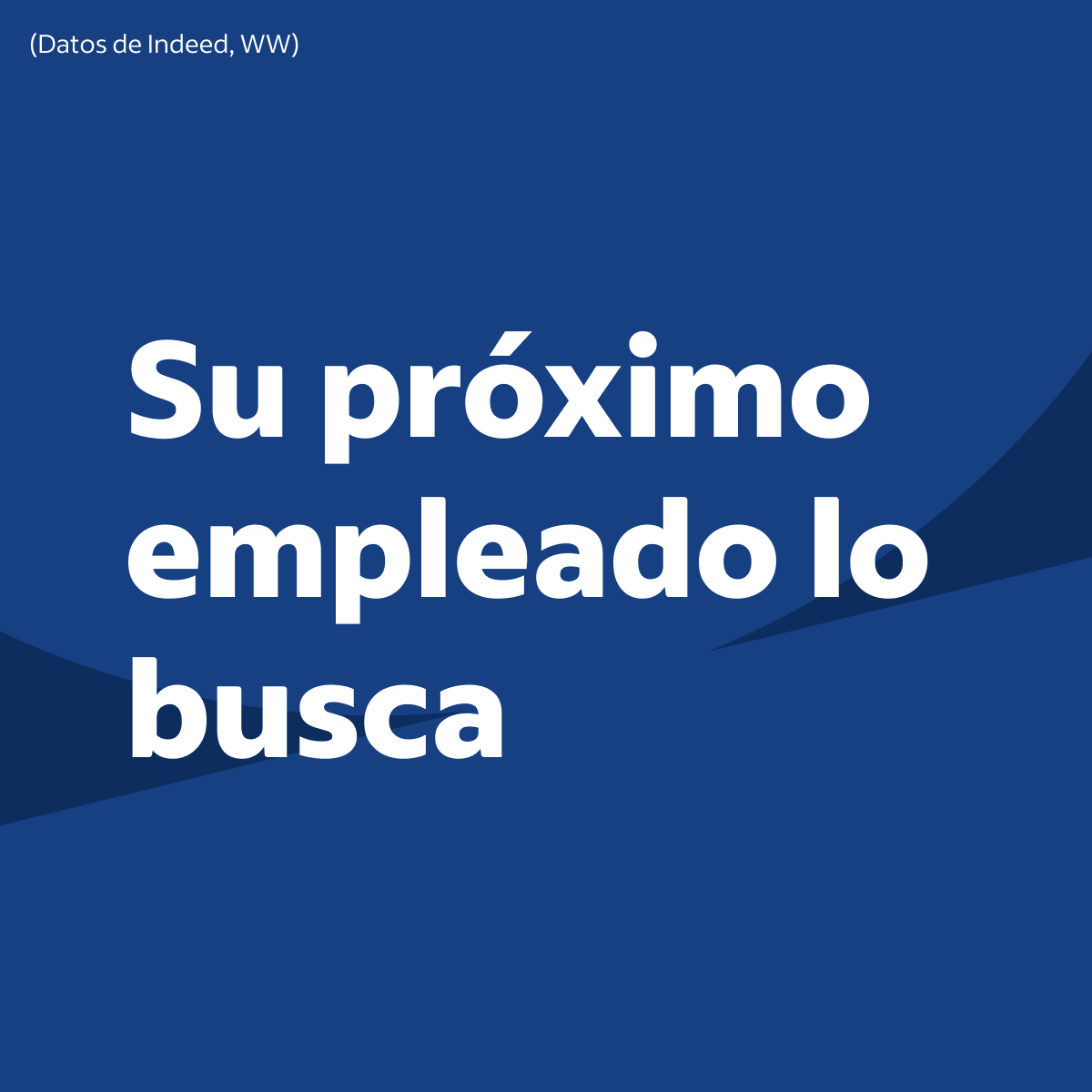 Indeed México Facebook ad