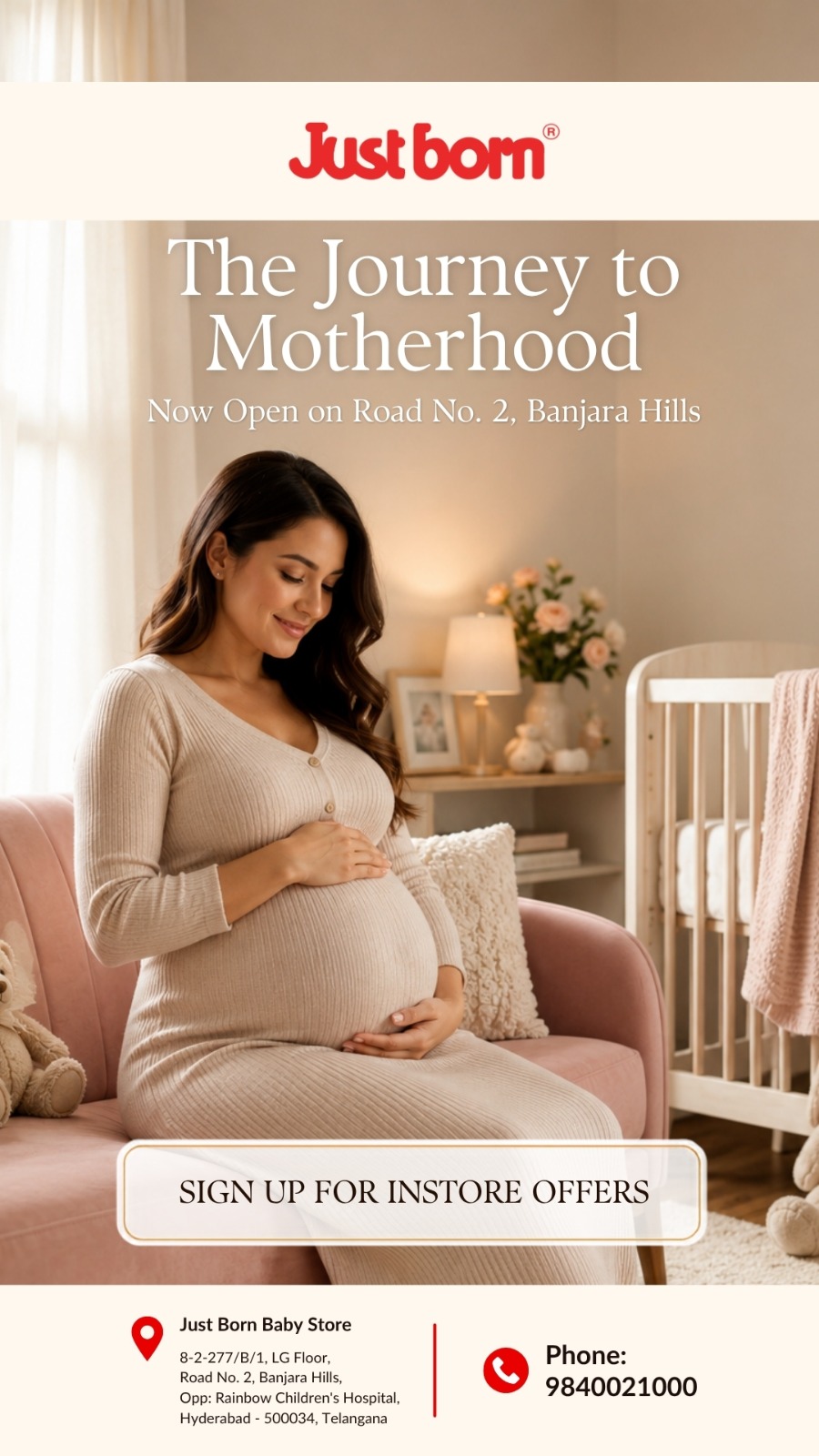 Just Born Facebook ad